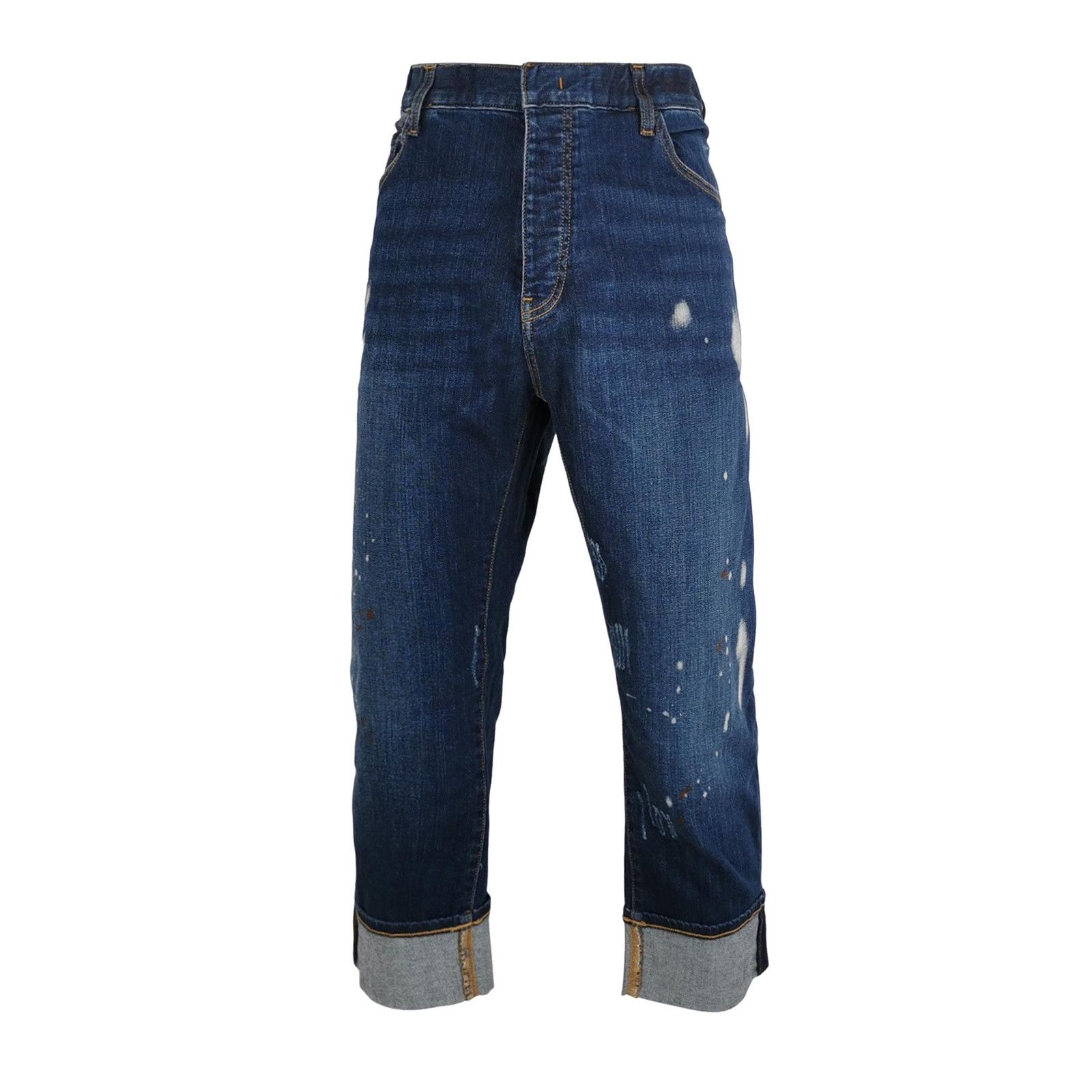 Emporio Armani Emporio Armani Splatter Distressed Jeans Size 34 Size US 34 / EU 50 - 1 Thumbnail