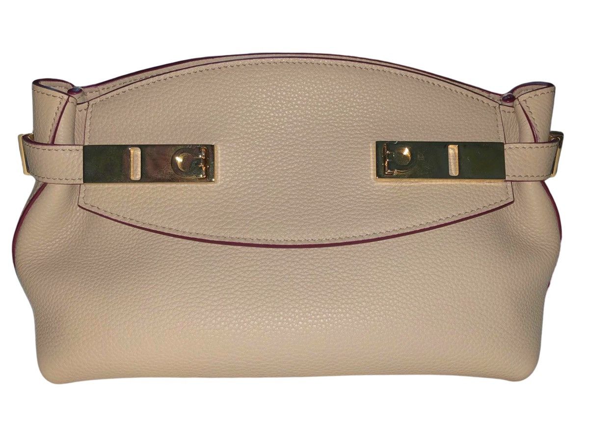 Salvatore Ferragamo Ferragamo Hug Soft Crossbody Bag XS – “Pietra”(Retail €1850) Size ONE SIZE - 1 Thumbnail