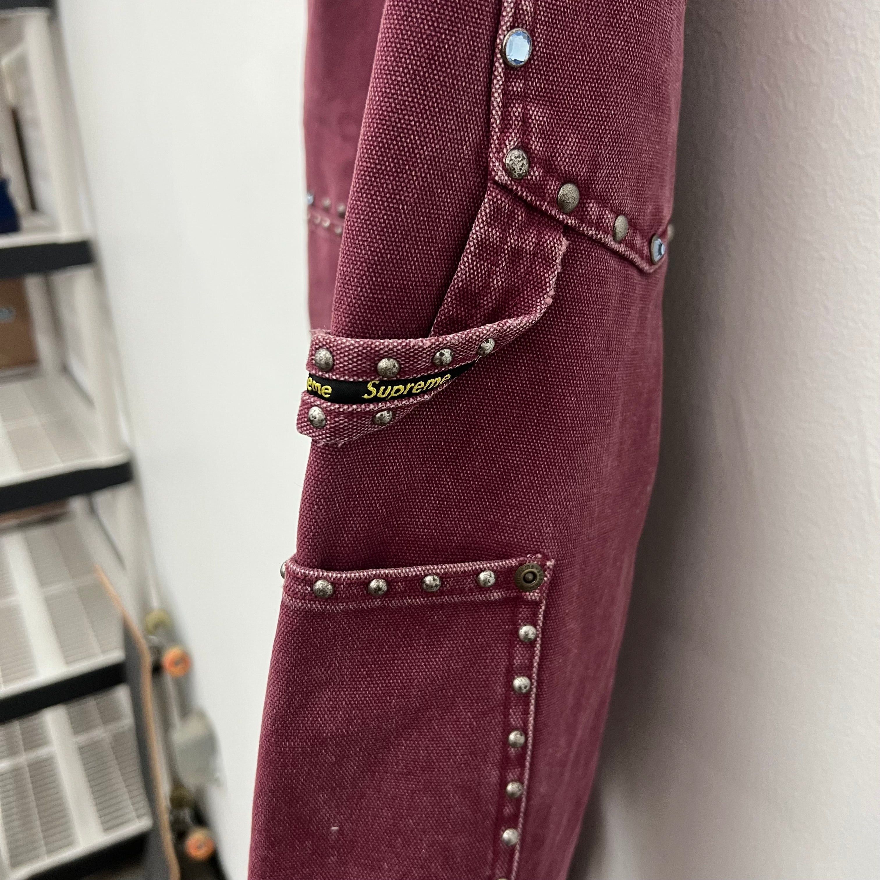 B.B. Simon × Supreme Supreme BB Simon Red Carpenter Pants - Size 32 Size US 32 / EU 48 - 6 Thumbnail