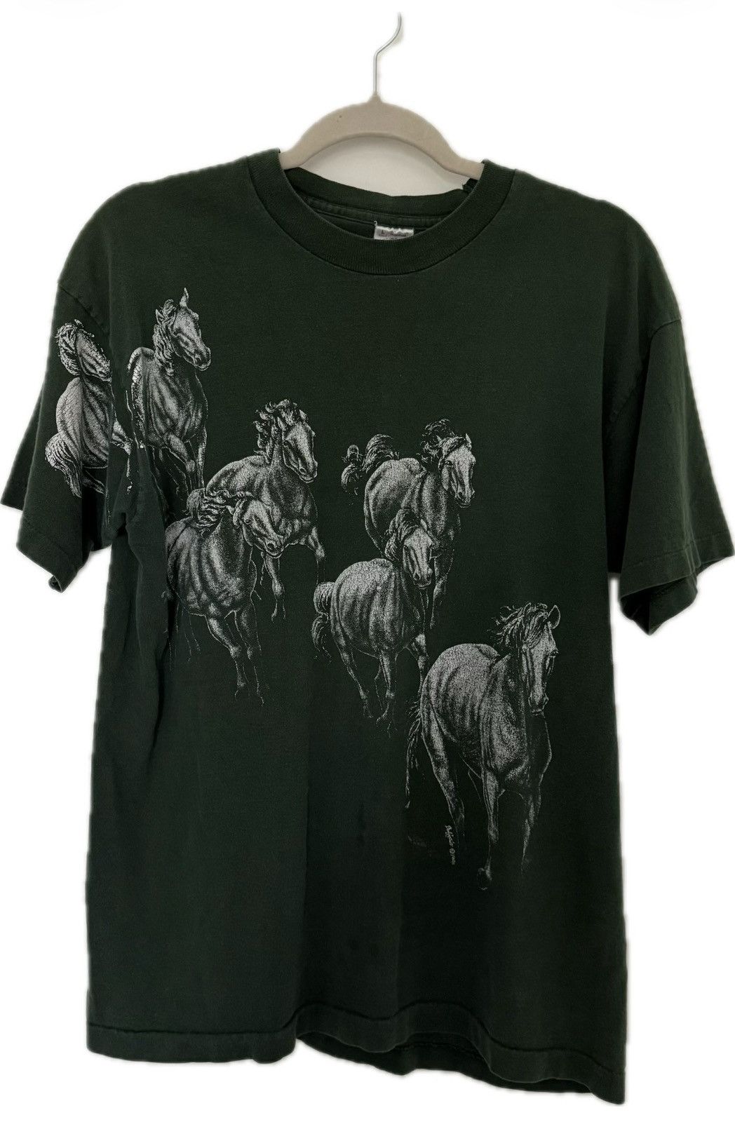 Vintage Vintage F&B Horse Graphic Tee Size US L / EU 52-54 / 3 - 1 Thumbnail