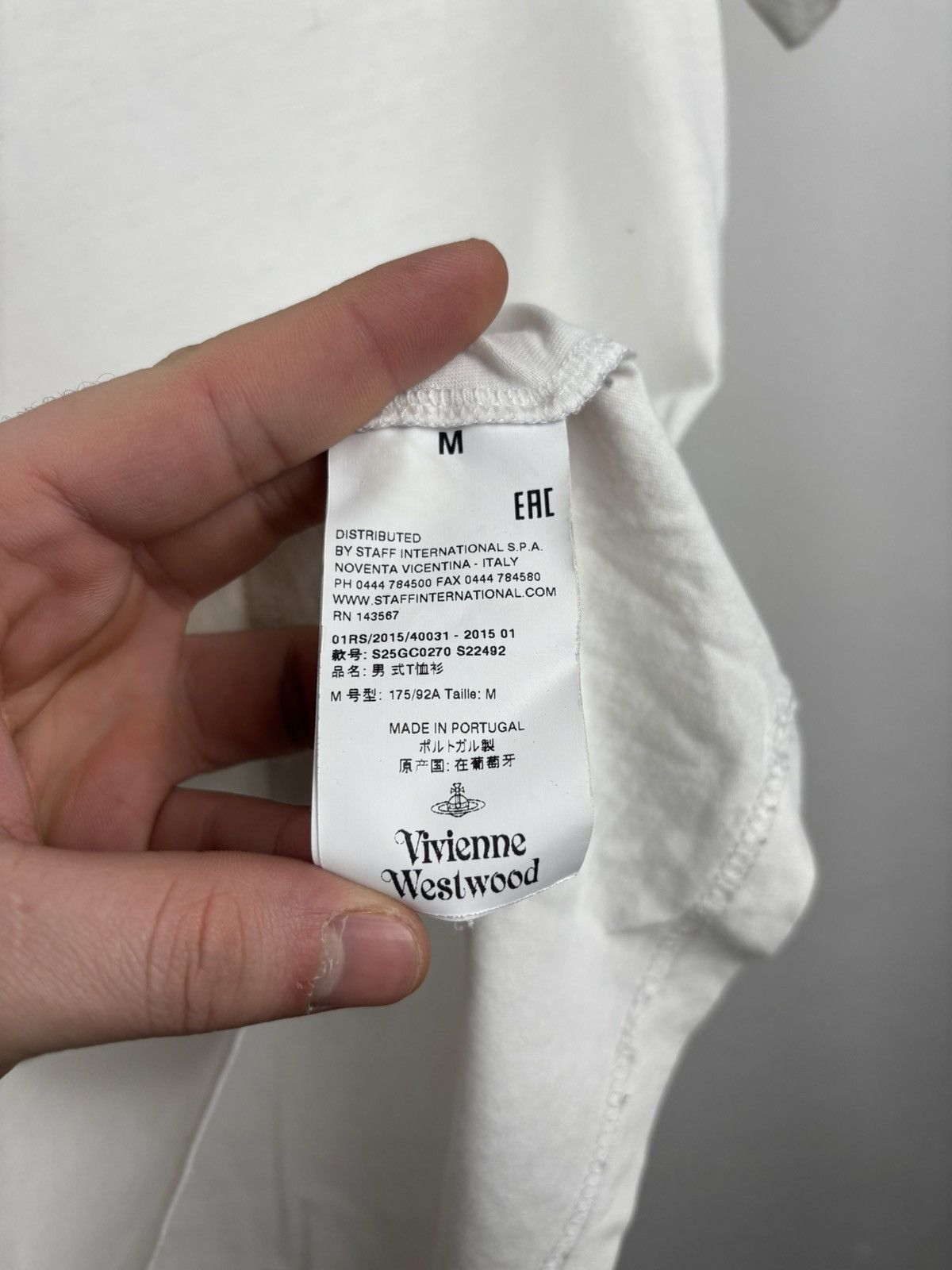 Vivienne Westwood Vivienne Westwood small logo classic t shirt M Size US M / EU 48-50 / 2 - 6 Thumbnail