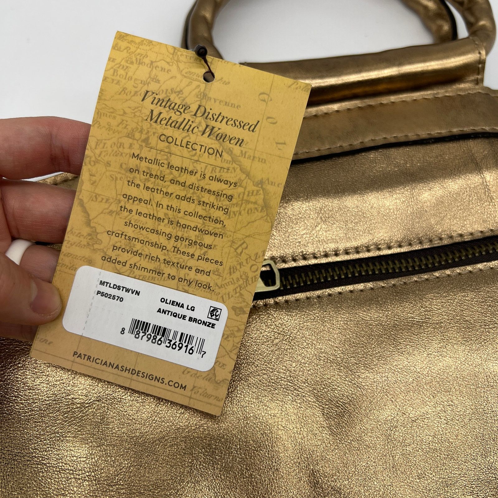 Other Patricia Nash Leather Oliena Satchel with Crossbo Size ONE SIZE - 16 Thumbnail
