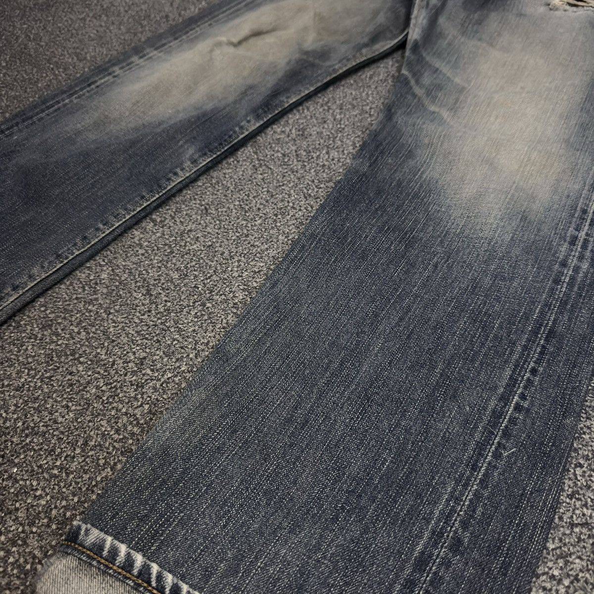 Kapital 🇯🇵 Vintage Selvedge 90s Edwin 505zx Faded Aging Denim Size US 34 / EU 50 - 5 Thumbnail