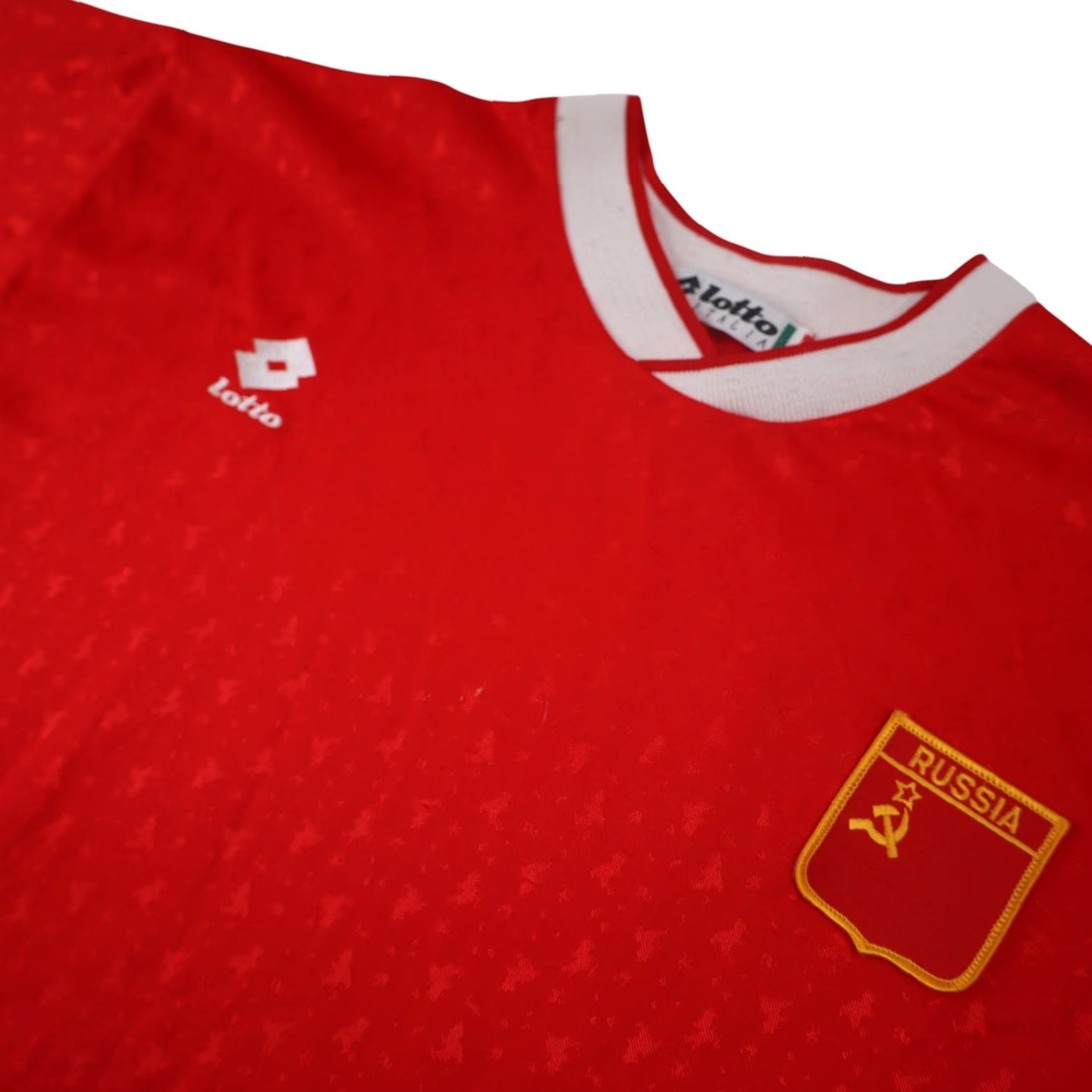 Vintage VINTAGE Lotto CCCP Soccer Jersey Red Large Mens Shirt Size US L / EU 52-54 / 3 - 6 Thumbnail