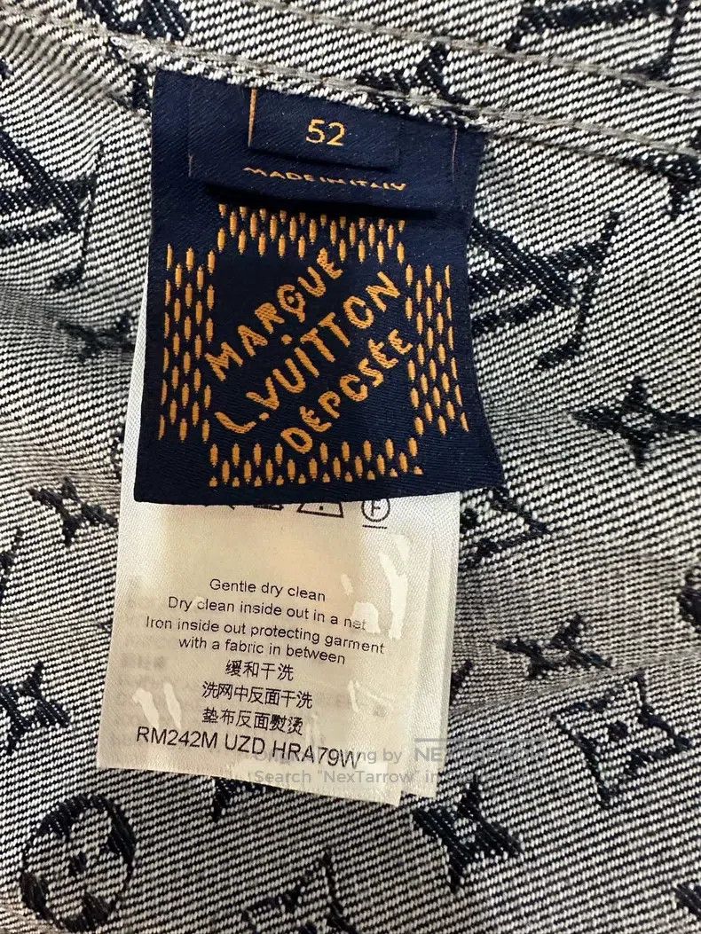 Louis Vuitton Louis Vuitton Full logo pearl button denim jacket Size US L / EU 52-54 / 3 - 5 Thumbnail