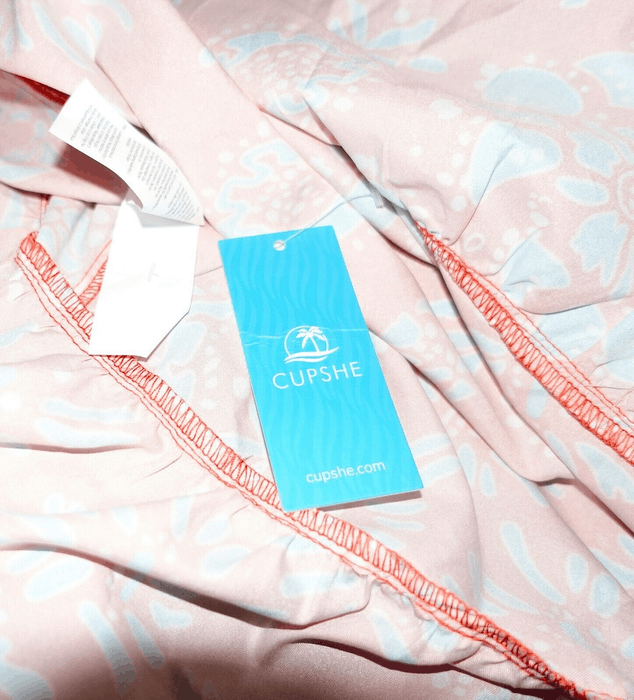 Other Cupshe Orange Blue Floral Maxi Dress S NWT Grailed