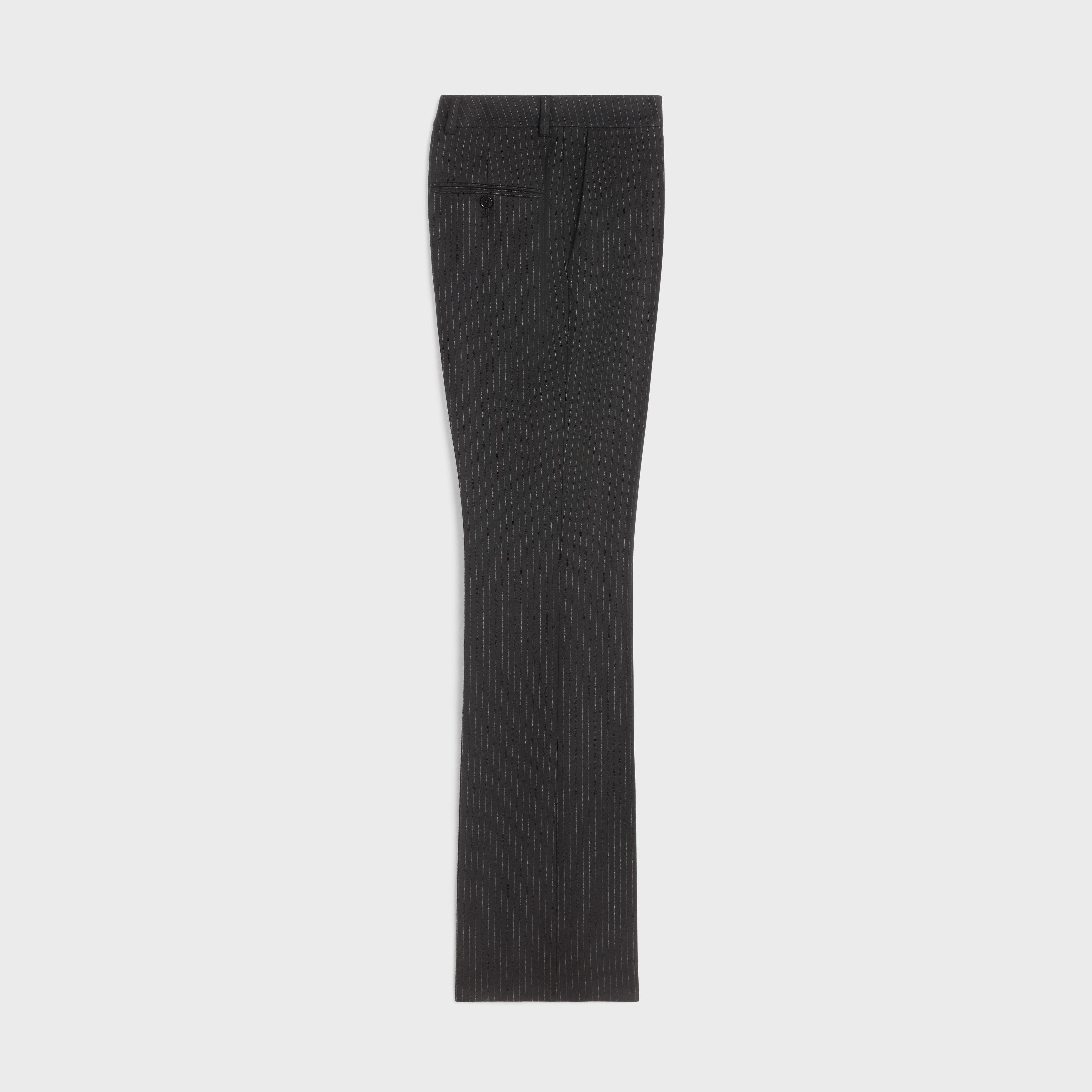 Celine o1w1db10525 2P4014 Flared Cropped Pant in Black Size US 30 / EU 46 - 3 Thumbnail