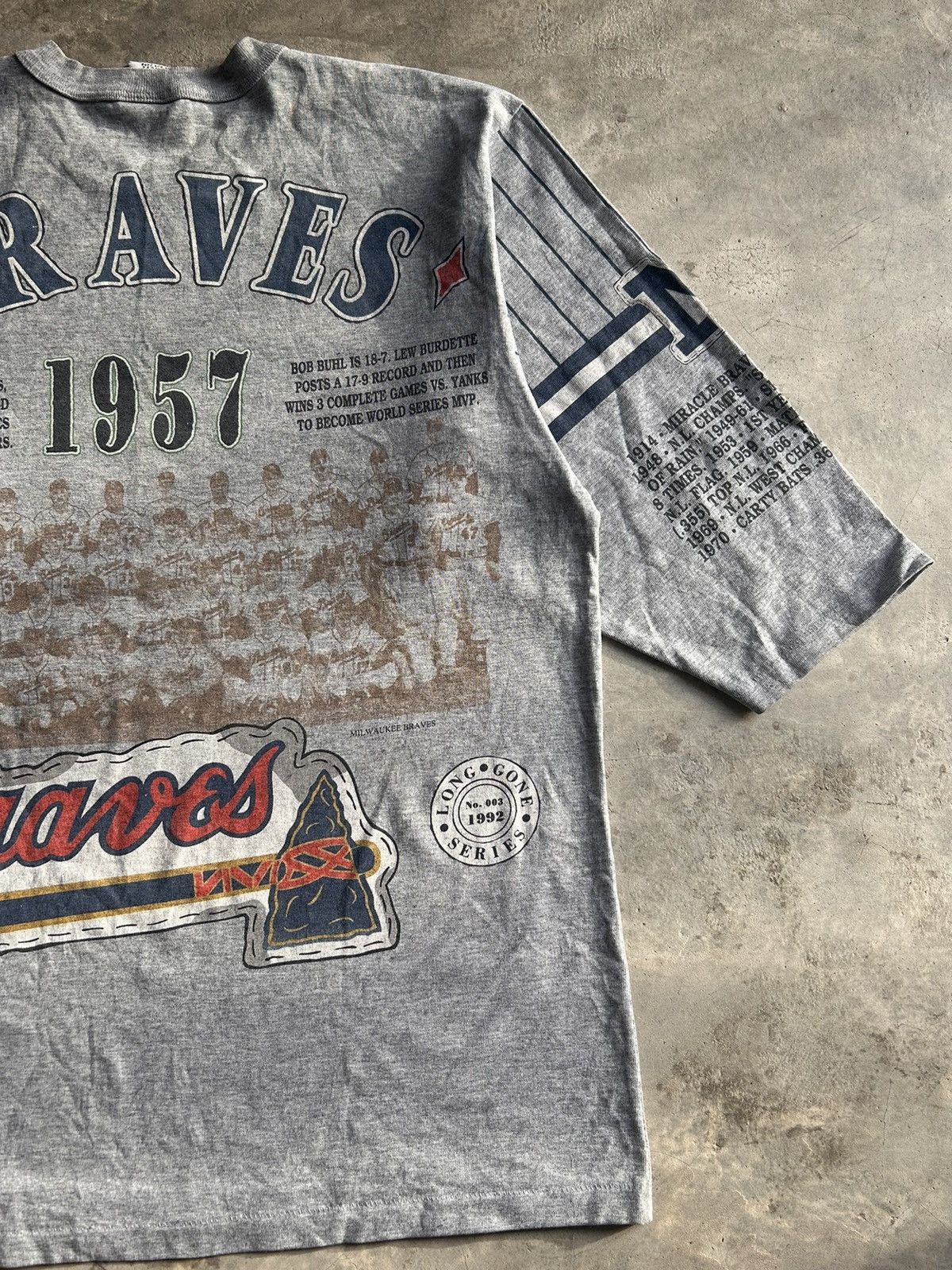 MLB Vintage Long Gone Atlanta Braves Baseball Size US XL / EU 56 / 4 - 9 Thumbnail