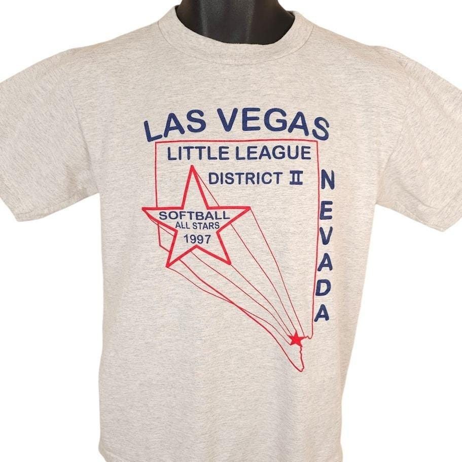Vintage Vintage Softball All Stars T Shirt Mens Size Medium Gray Size US M / EU 48-50 / 2 - 1 Thumbnail