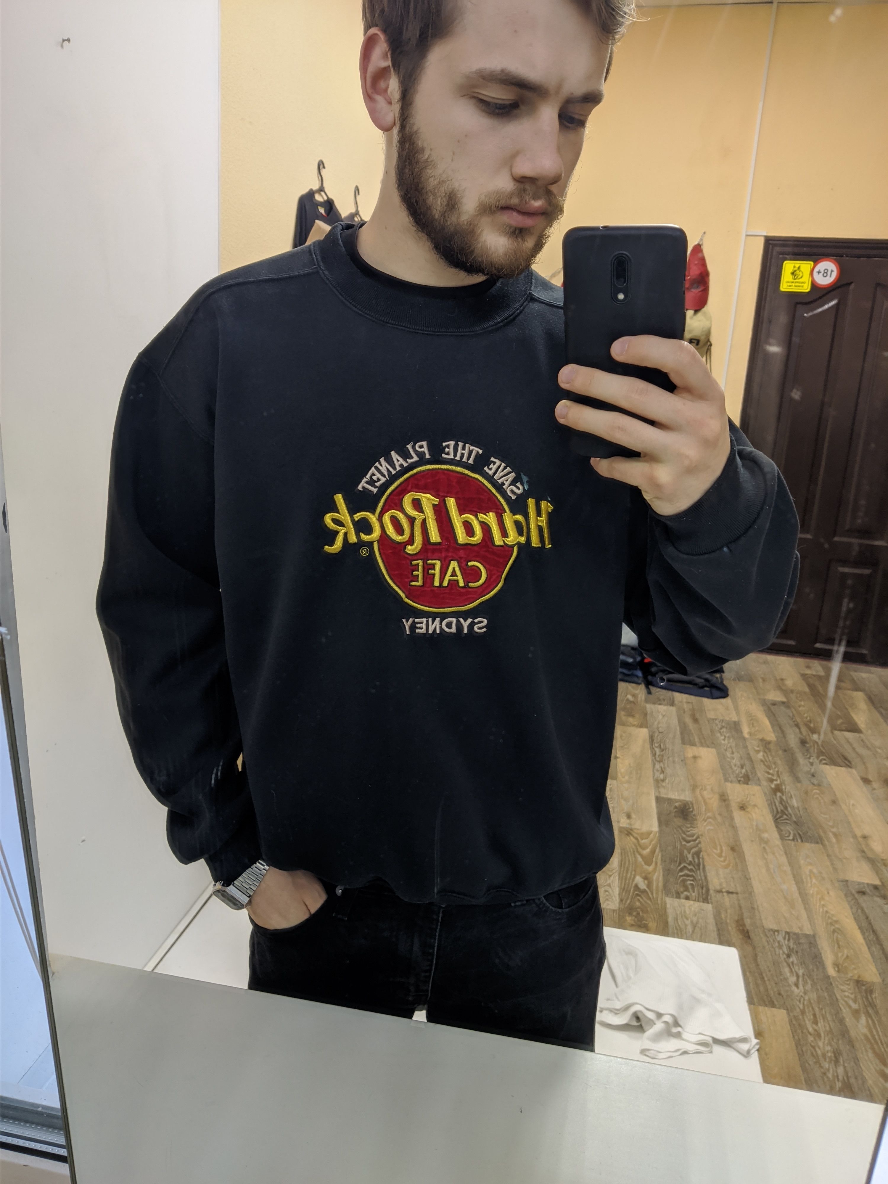 Hard Rock Cafe Vintage Hard Rock Cafe sweatshirt big logo 90s y2k Size US M / EU 48-50 / 2 - 7 Thumbnail