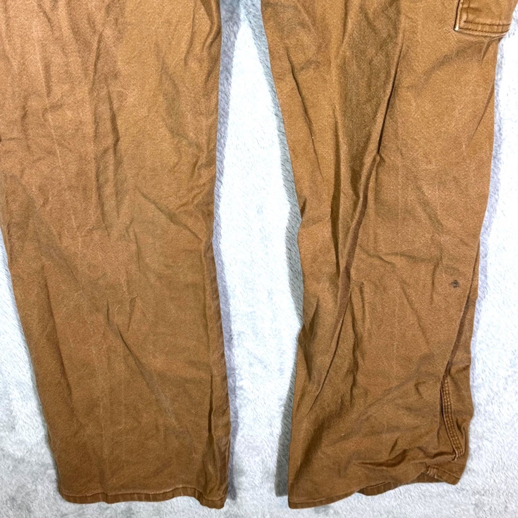 Dickies Dickies Carpenter Jeans Men's 40x32 Brown Denim Stretch Straight Leg Workwear Size US 40 / EU 56 - 7 Thumbnail