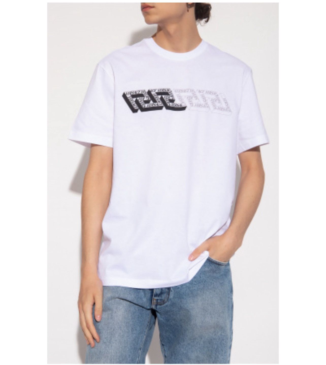 Versace Versace White Graphic Logo Tee — New with Tags — Size XL Size US XL / EU 56 / 4 - 2 Thumbnail