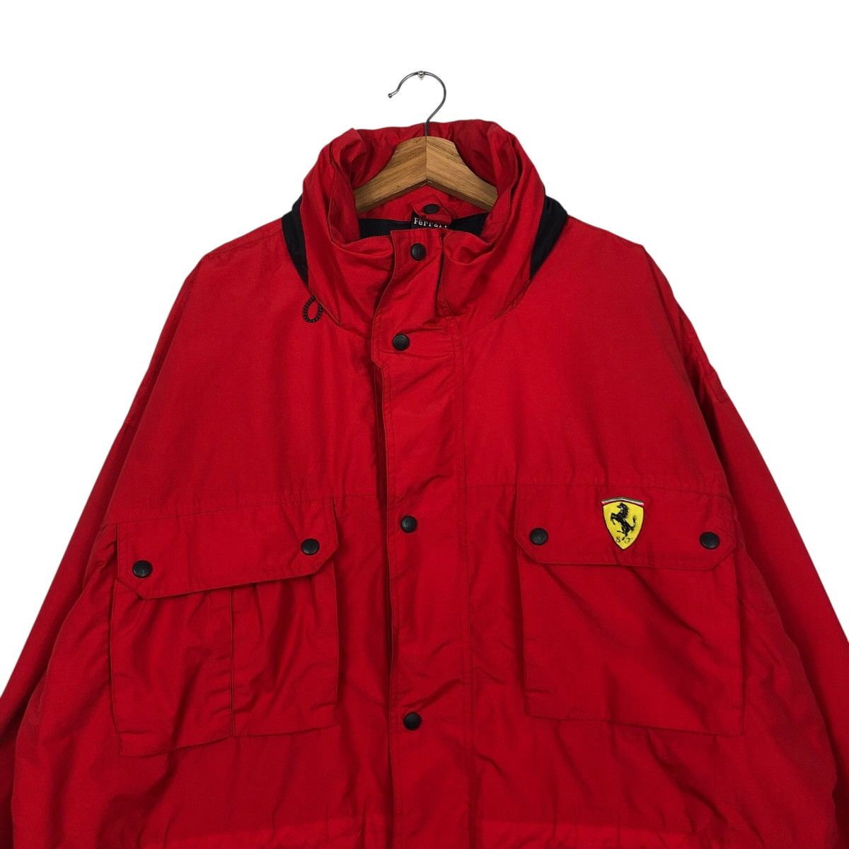 Japanese Brand 📌Vintage Zipper Jacket Racing Ferrari New With Tag Size US XL / EU 56 / 4 - 4 Thumbnail