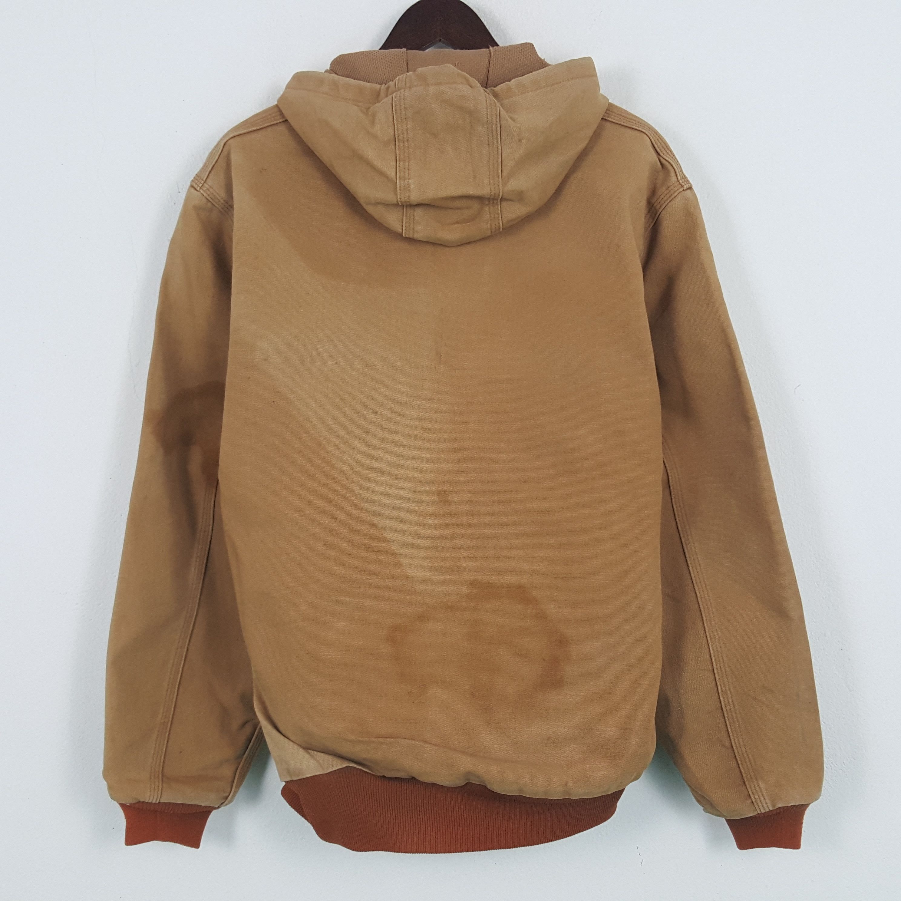 Carhartt × Vintage Vintage Carhartt Zipper Jacket With Hoodie Size US L / EU 52-54 / 3 - 3 Thumbnail