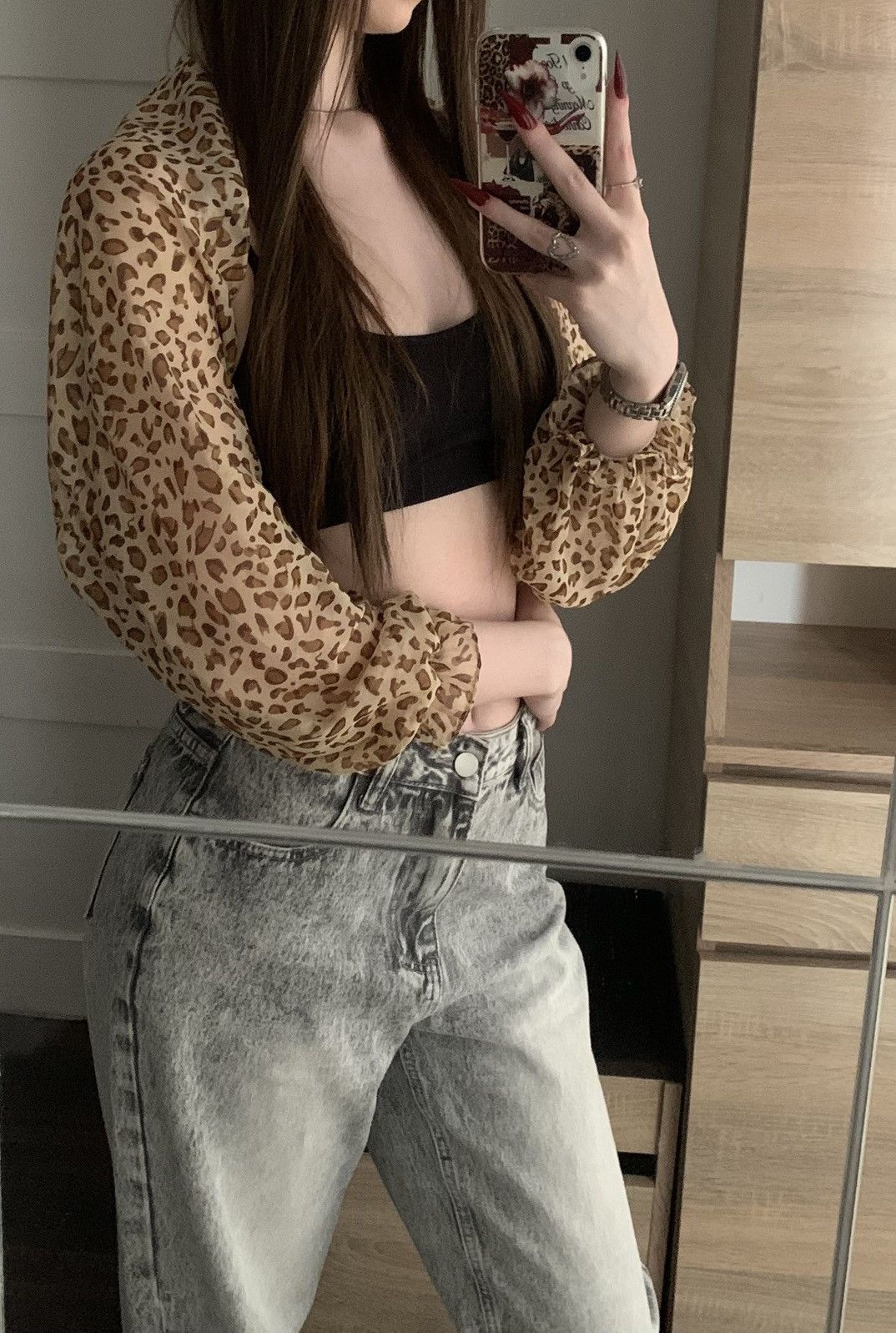 Other Leopard print crop cover-up size M Size M / US 6-8 / IT 42-44 - 2 Thumbnail