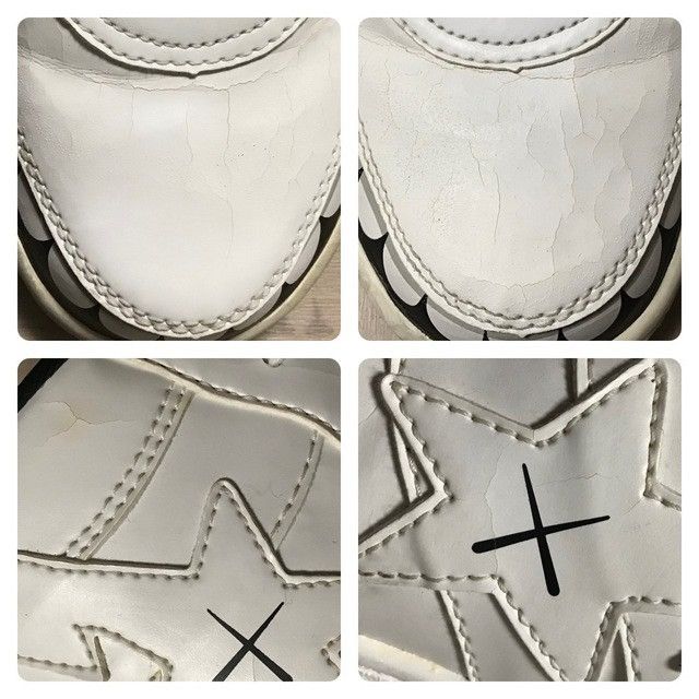 Bape × Kaws × Nigo KAWS CHOMPERS BAPE STA Patent Leather Sneakers APE NIGO Size US 9.5 / EU 42-43 - 7 Thumbnail