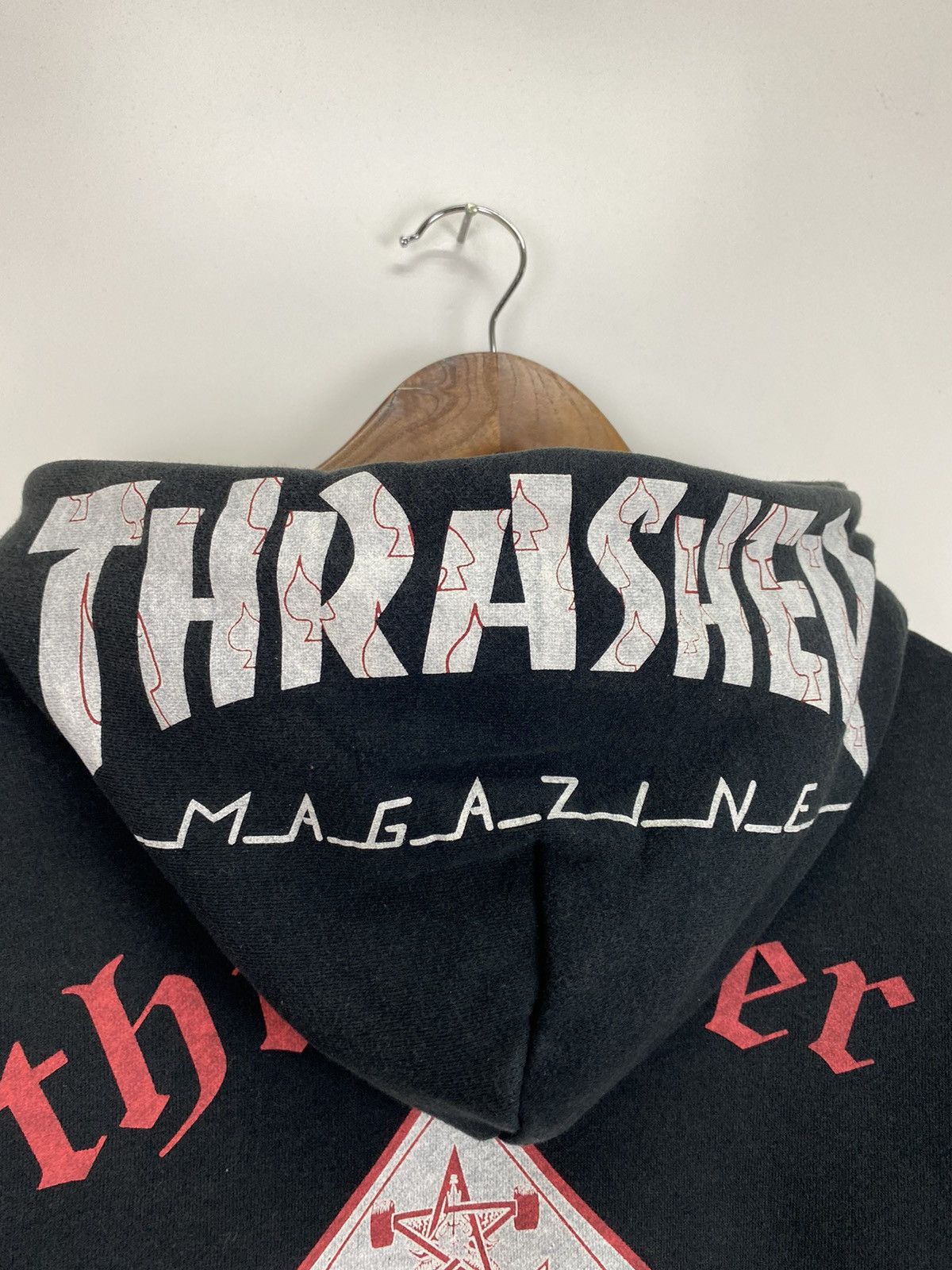 Thrasher × Vintage Vintage Thrasher Ace of Skate hoodie Size US L / EU 52-54 / 3 - 9 Thumbnail