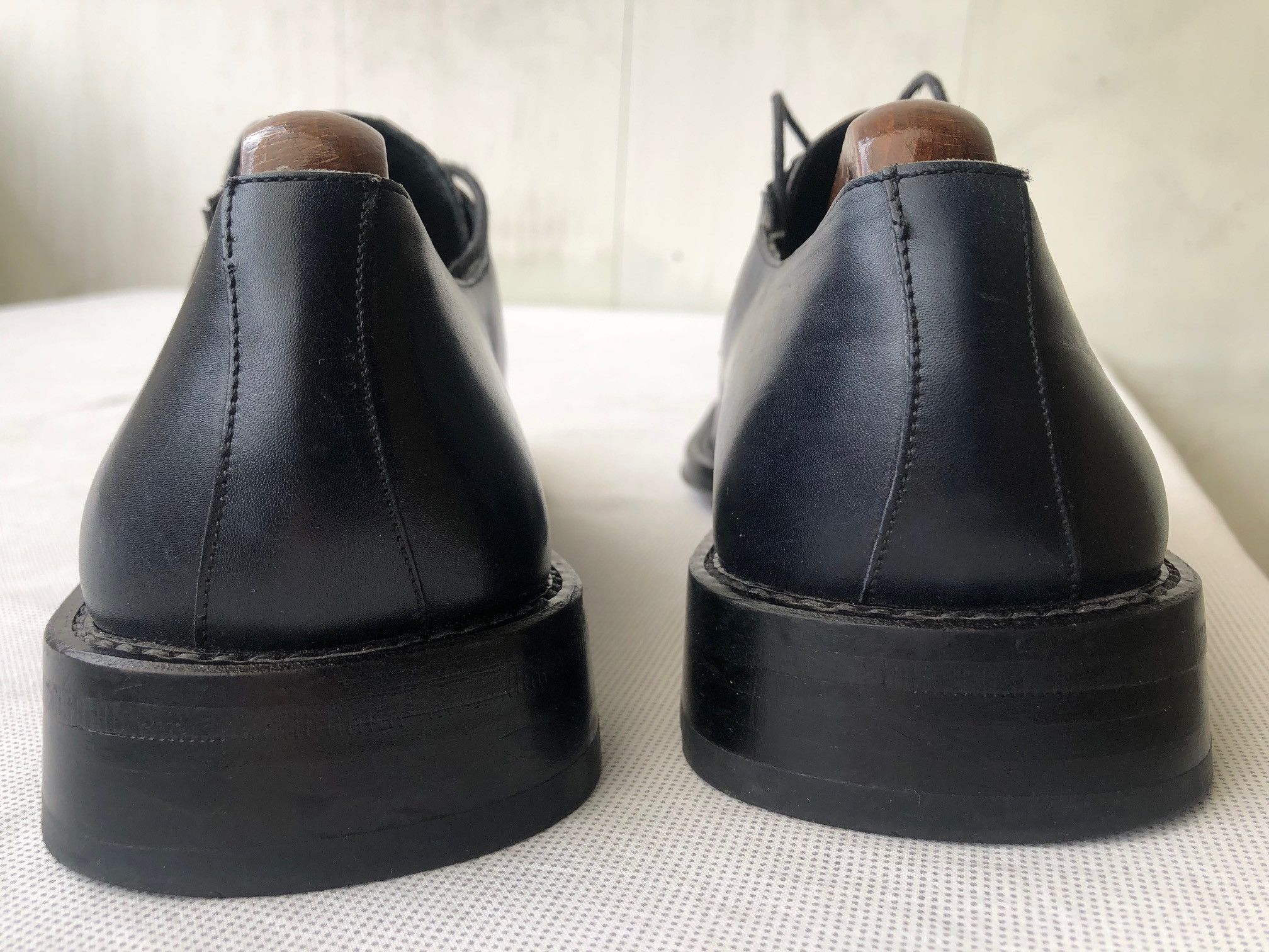 Mezlan Mezlan Dark Blue/Black Crcodile/leather Lace Up Shoes Size US 9 / EU 42 - 5 Thumbnail