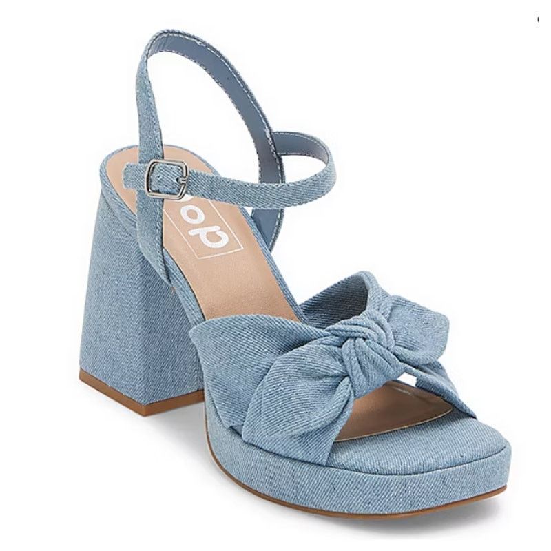 Other Pop Womens Giving Heeled Sandals Chambray Blue Size US 11 / IT 41 - 2 Thumbnail