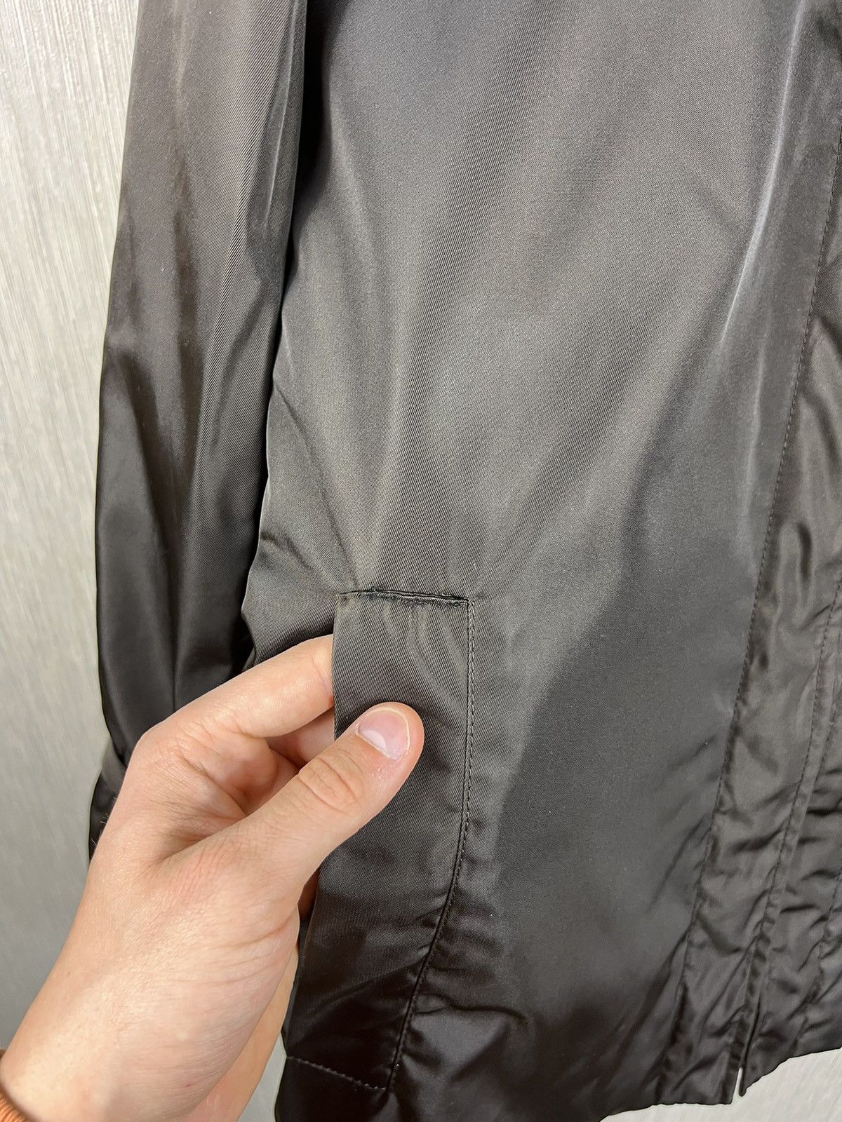 Prada Prada nylon classic jacket coat with leather casual italy Size M / US 6-8 / IT 42-44 - 11 Thumbnail