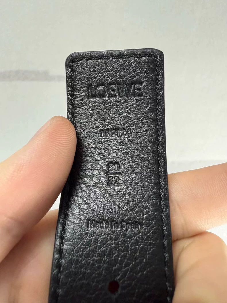Loewe LOEWE Caramel gold buckle double sided belt Size ONE SIZE - 2 Thumbnail