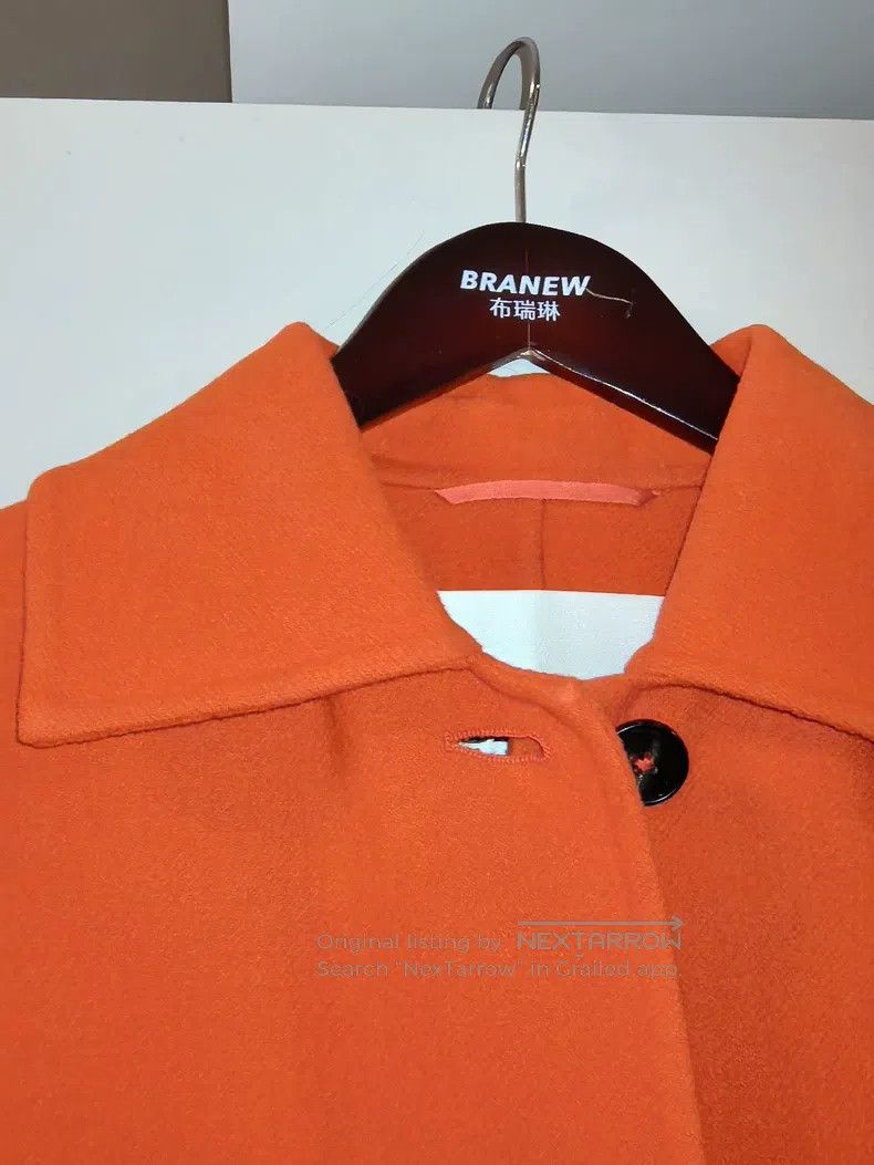 Jil Sander Jil Sander size 34 Orange Cashmere Coat Size 4XL / US 24-26 - 4 Thumbnail