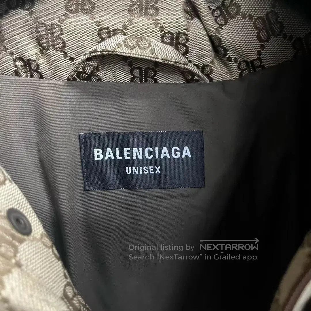 Balenciaga Balenciaga Khaki BB Logo Collaboration Jacket. Size US M / EU 48-50 / 2 - 3 Thumbnail