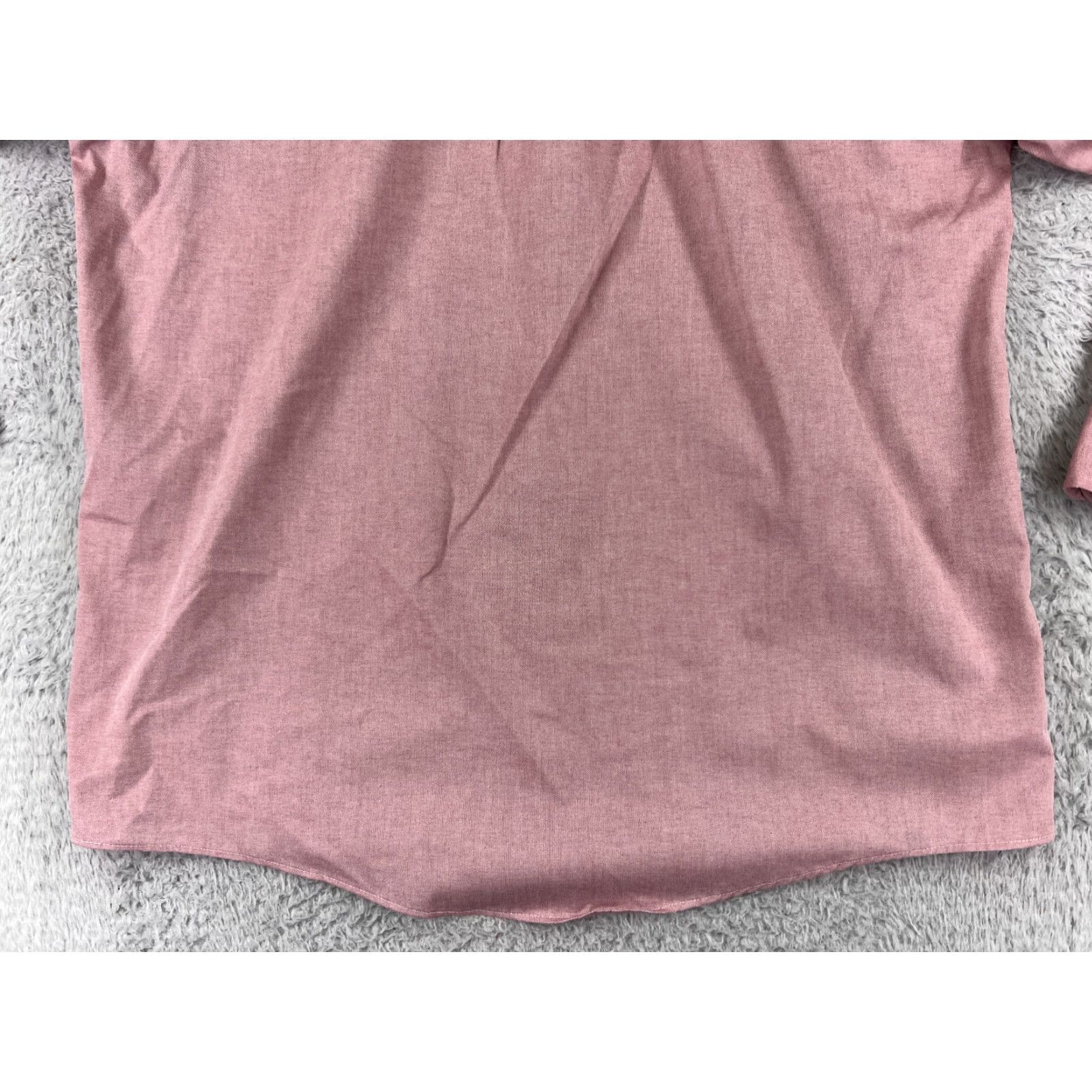 Arrow Arrow Mens Shirt 35 Pink Button Up Long Sleeve Oxford Cotton Blend Size US S / EU 44-46 / 1 - 5 Thumbnail
