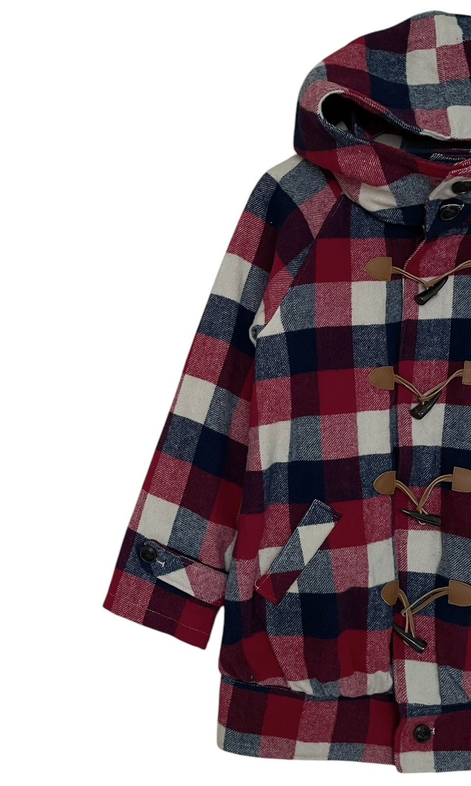Japanese Brand × Vintage Vintage Japanese Brand X-girl Wool Checkered Hoodie 2000s Size US M / EU 48-50 / 2 - 5 Thumbnail