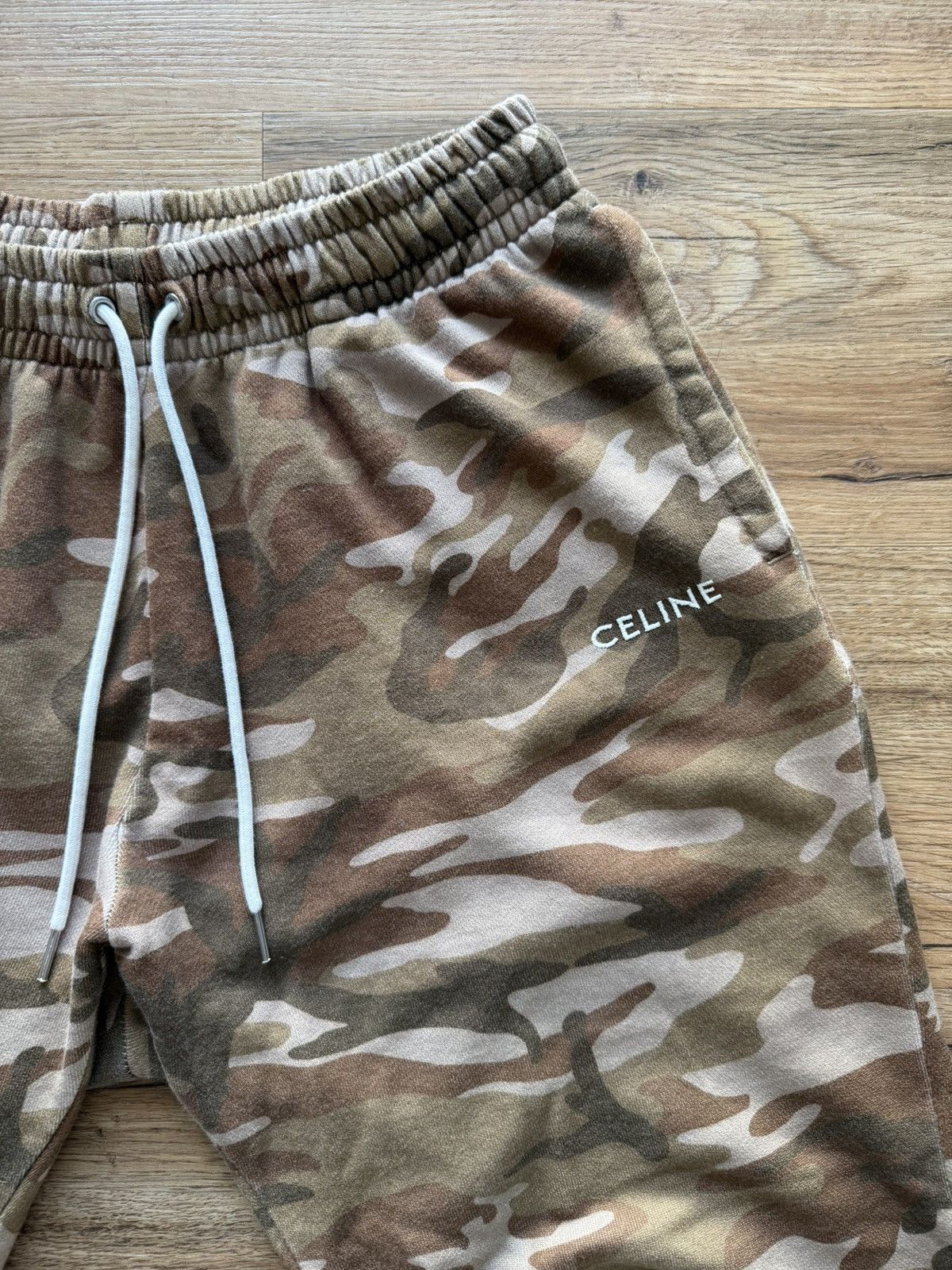 Celine CELINE Mini Logo Camo Sweatpants Size US 32 / EU 48 - 4 Thumbnail