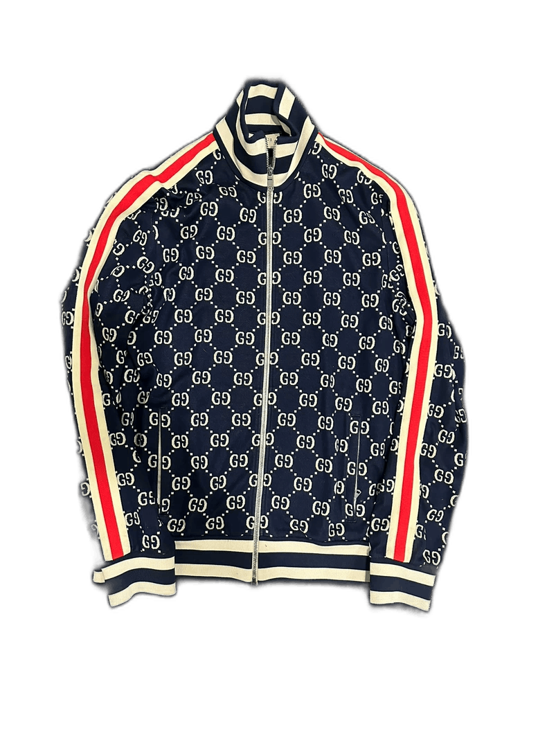 Other Gucci Blue Red Monogram Jacket XXL-2508 Size US XXL / EU 58 / 5 - 1 Thumbnail