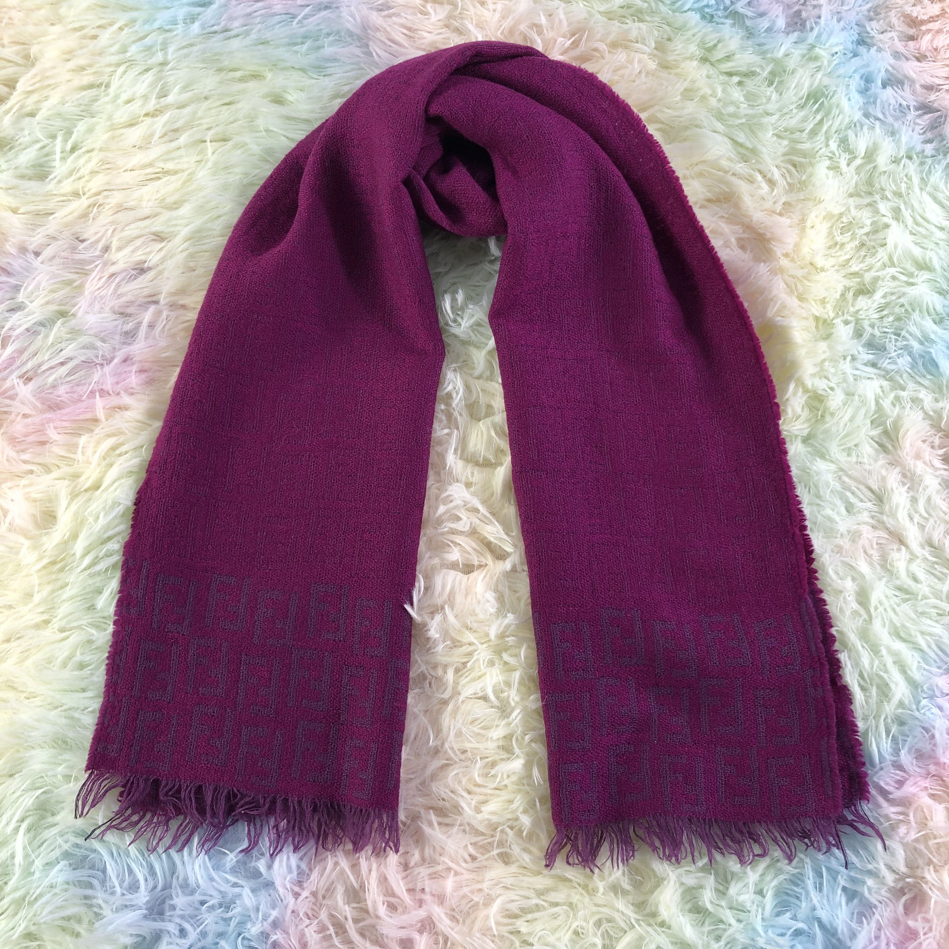 Vintage Fendi Scarf / Muffler / Neckwear Size ONE SIZE - 1 Thumbnail