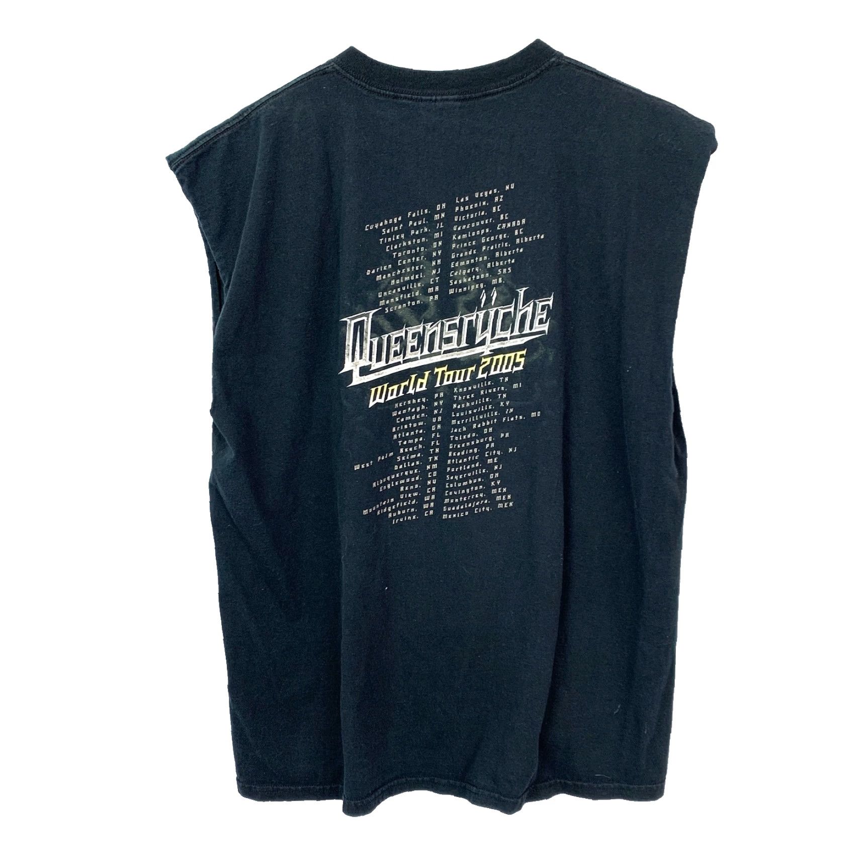 Gildan VINTAGE Queensryche Band Concert Tank T-Shirt XL Gildan Ultra Cotton Size US XL / EU 56 / 4 - 6 Thumbnail