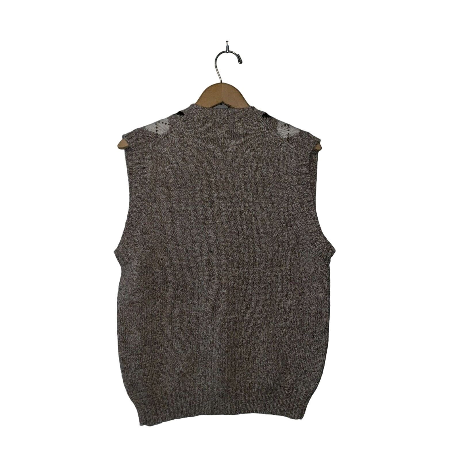 Other Vintage Par Four Sweater Vest Sportswear Brown VTG 90s Large Size US XL / EU 56 / 4 - 8 Thumbnail