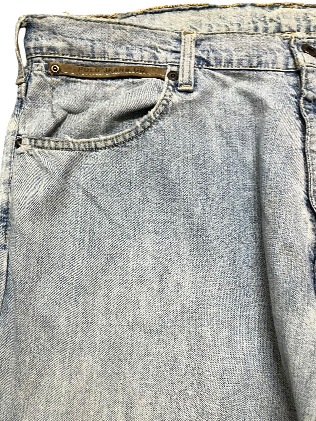 Polo Ralph Lauren Vintage Polo Ralph Lauren Baggy Faded Denim Size US 38 / EU 54 - 5 Thumbnail