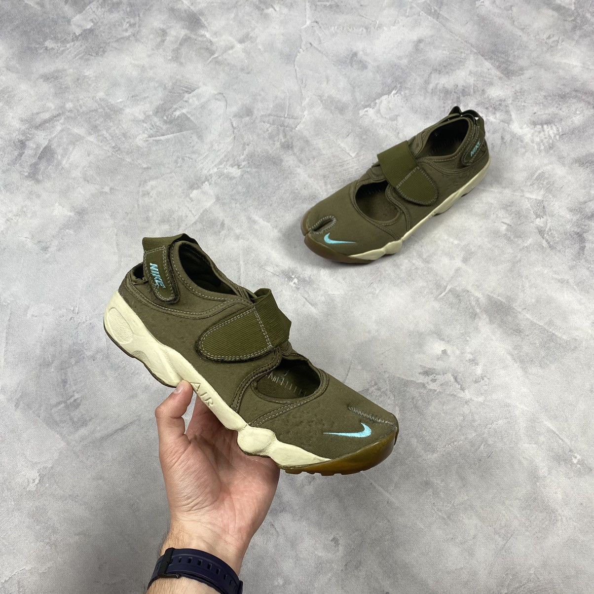 Japanese Brand × Nike × Vintage OG Vintage Nike Air Rift 1996 Green ...