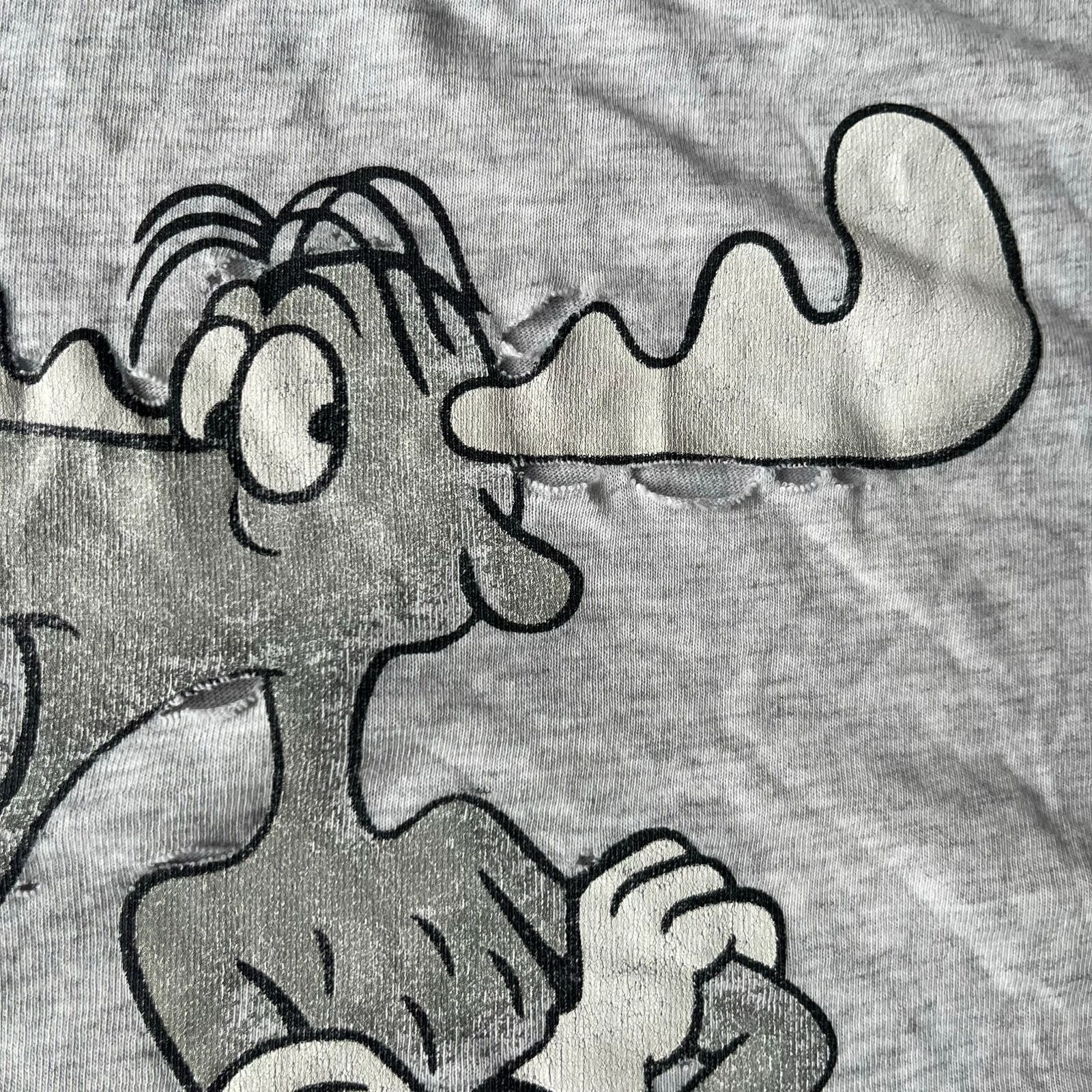 Vintage VINTAGE BULLWINKLE AND FRIENDS 90S CARTOON SHIRT XL GRAY Size US XL / EU 56 / 4 - 1 Thumbnail