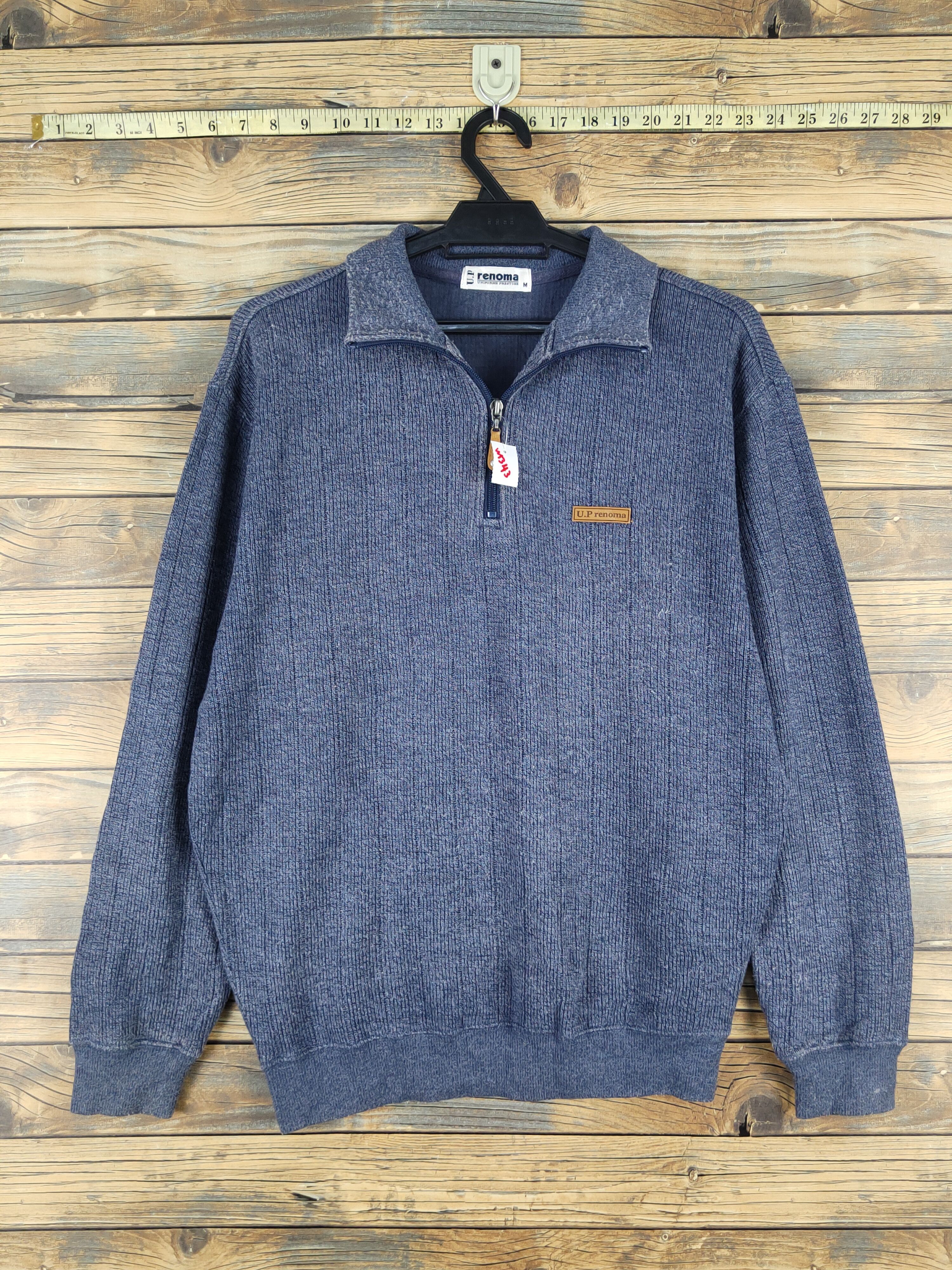 Renoma Renoma Blue Knitwear Sweatshirts #W1343 Size US M / EU 48-50 / 2 - 1 Thumbnail