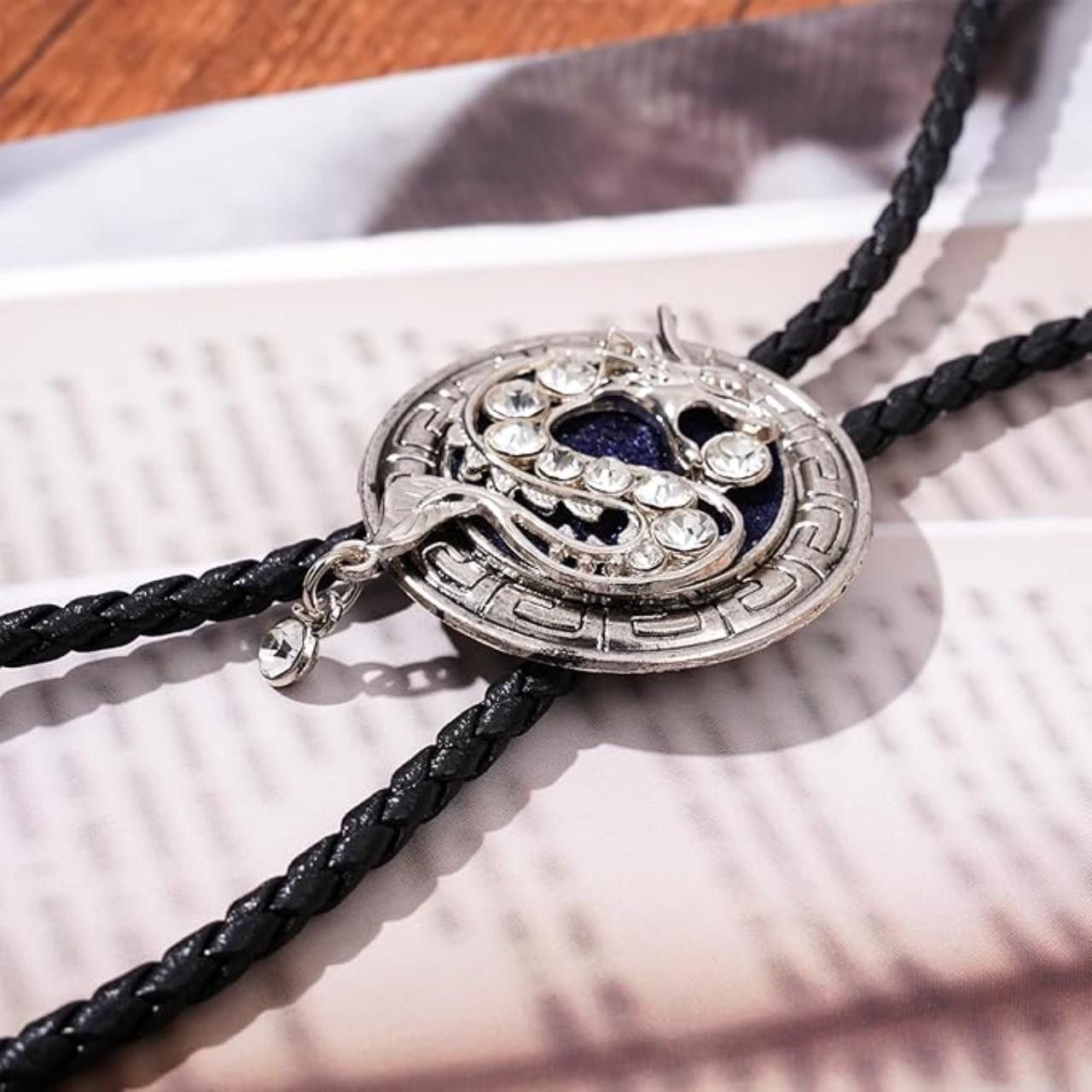 Other Crystal Dragon Bolo Tie Size ONE SIZE - 5 Thumbnail