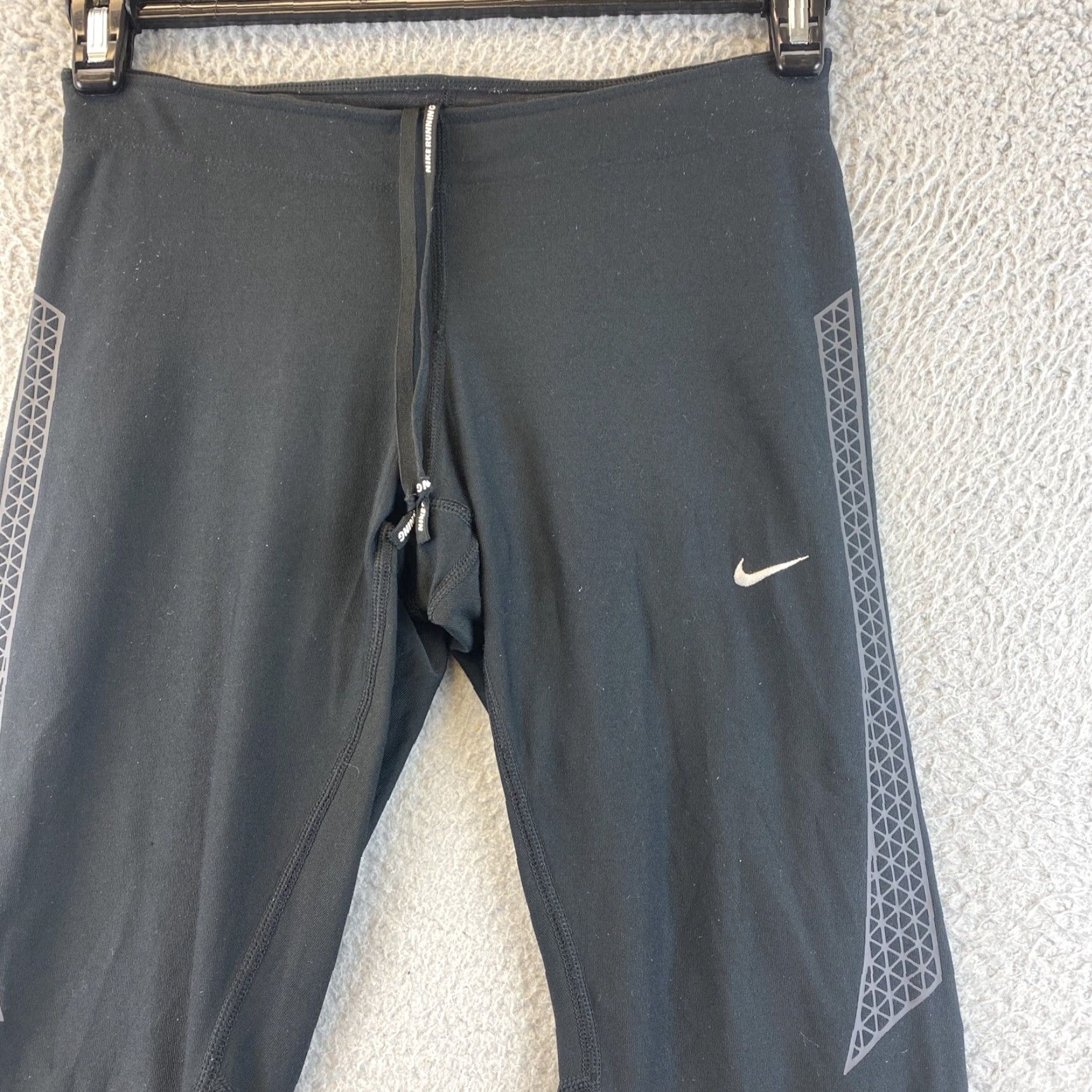 Nike Nike Dri-FIT Pants Womens Size S Black Athletic Running Yoga Leggings /48-35 Size 28" / US 6 / IT 42 - 2 Thumbnail