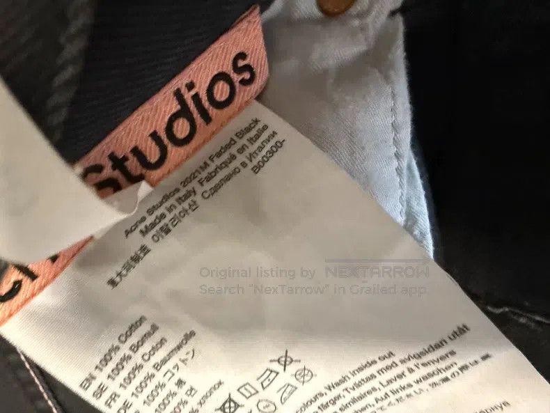 Acne Studios Acne Studios Wide-Leg Jeans Size US 30 / EU 46 - 3 Thumbnail
