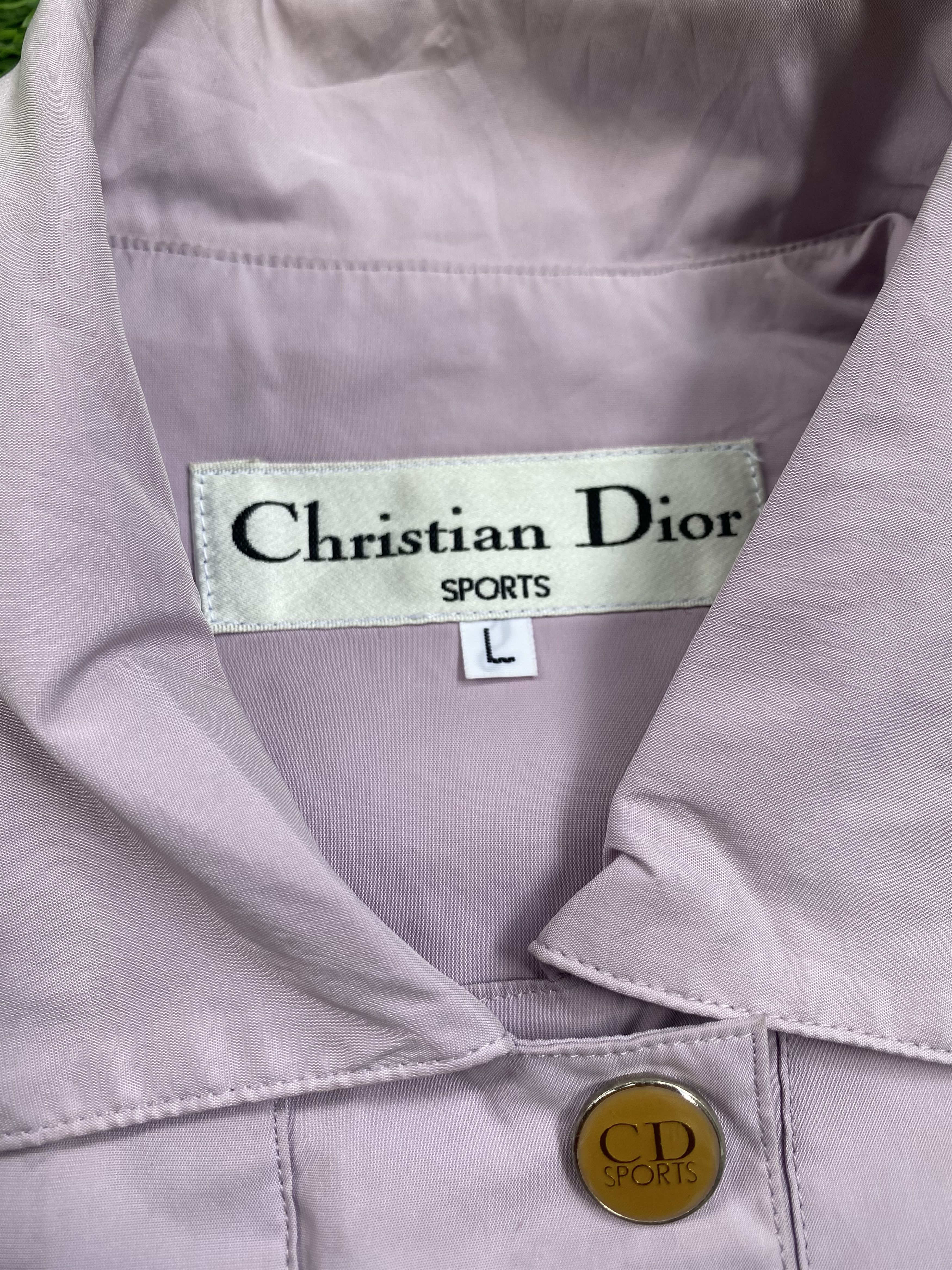 Christian Dior Monsieur Vintage Christian Dior Oversize Bomber Spellout Jacket Size L / US 10 / IT 46 - 4 Thumbnail