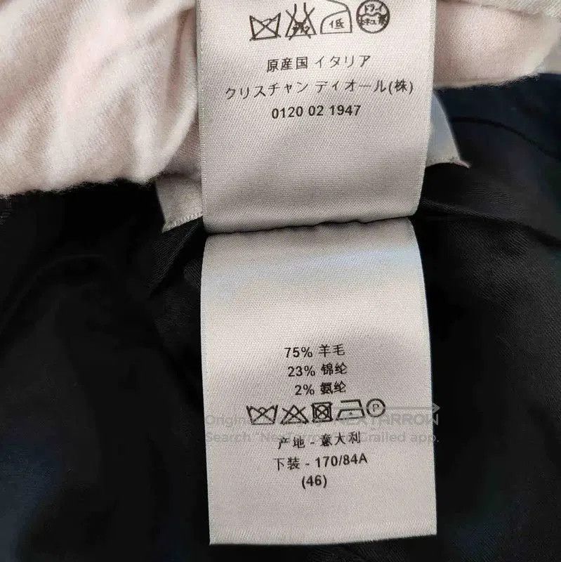 Dior Dior Men's Black Wool Casual Trousers . Size US 38 / EU 54 - 5 Thumbnail
