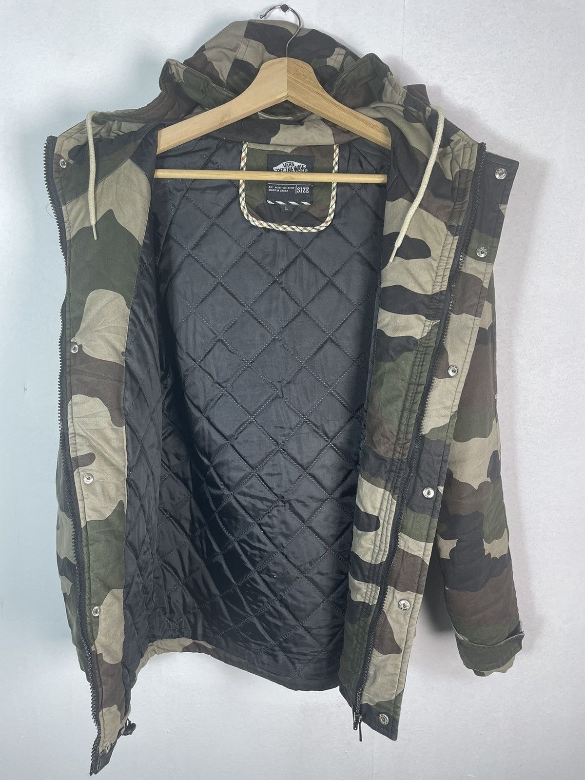 Vans Vans Of The Wall Bomber Hoodie Jacket Size US L / EU 52-54 / 3 - 5 Thumbnail