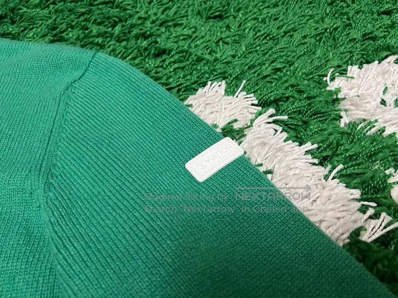 Louis Vuitton Louis Vuitton Green Zip Sleeve Sweater. Size US L / EU 52-54 / 3 - 3 Thumbnail