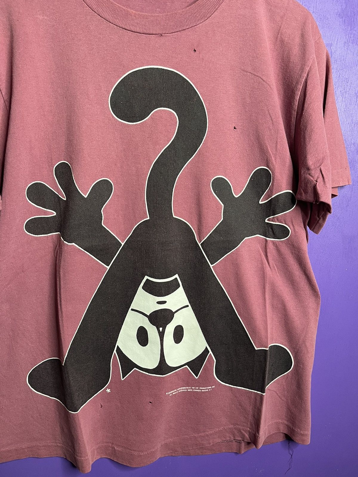 Felix × Vintage Vintage 1994 Felix the Cat faded character t-shirt Size US XL / EU 56 / 4 - 3 Thumbnail