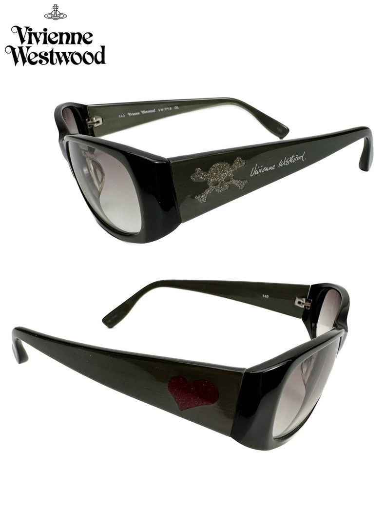 Vivienne Westwood Vivienne Westwood Skull Heart Sunglasses - dmc Size ONE SIZE - 1 Thumbnail