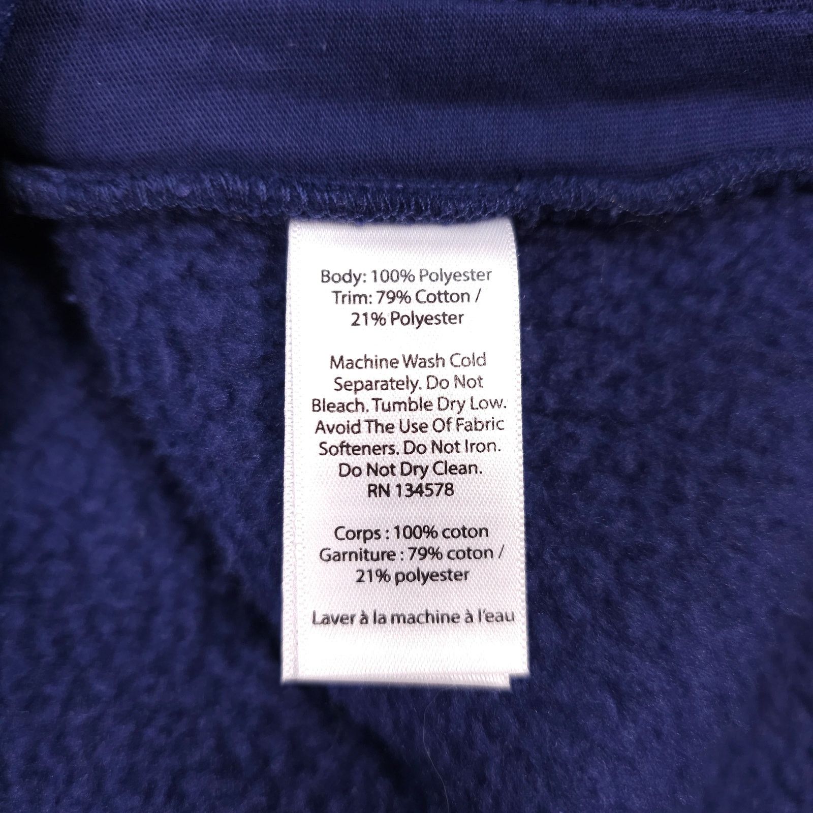 Vineyard Vines Vineyard Vines Mixed Media Sherpa Fleece Popover Blue XS Size XS / US 0-2 / IT 36-38 - 7 Thumbnail