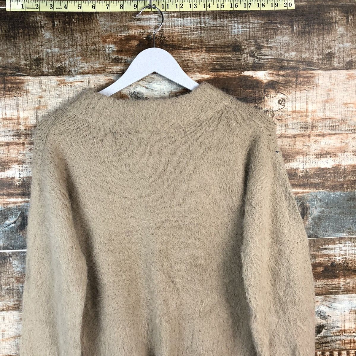 Homespun Knitwear DL Earth Music Econology fur shaggy Mohair Knitwear #C422 Size S / US 4 / IT 40 - 13 Thumbnail