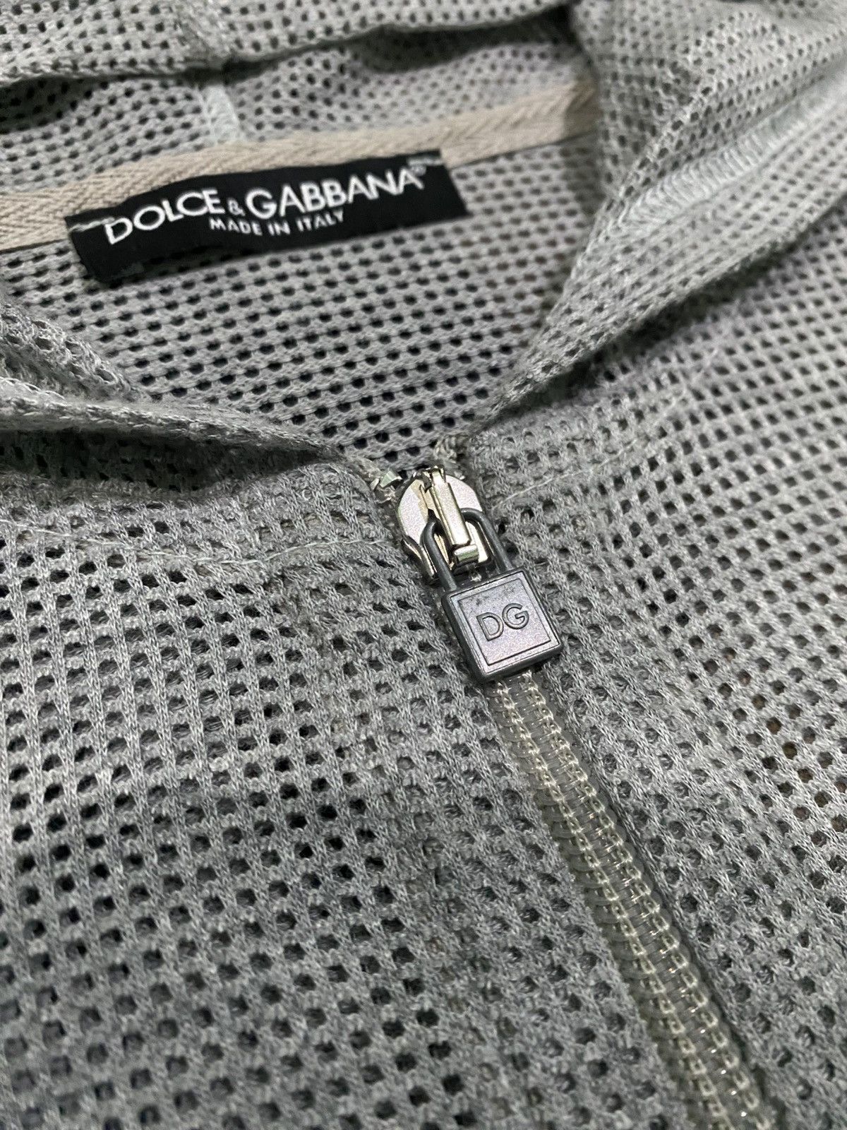 Dolce & Gabbana Dolce & Gabbana Mesh Zipper Hoodie Size M / US 6-8 / IT 42-44 - 3 Thumbnail